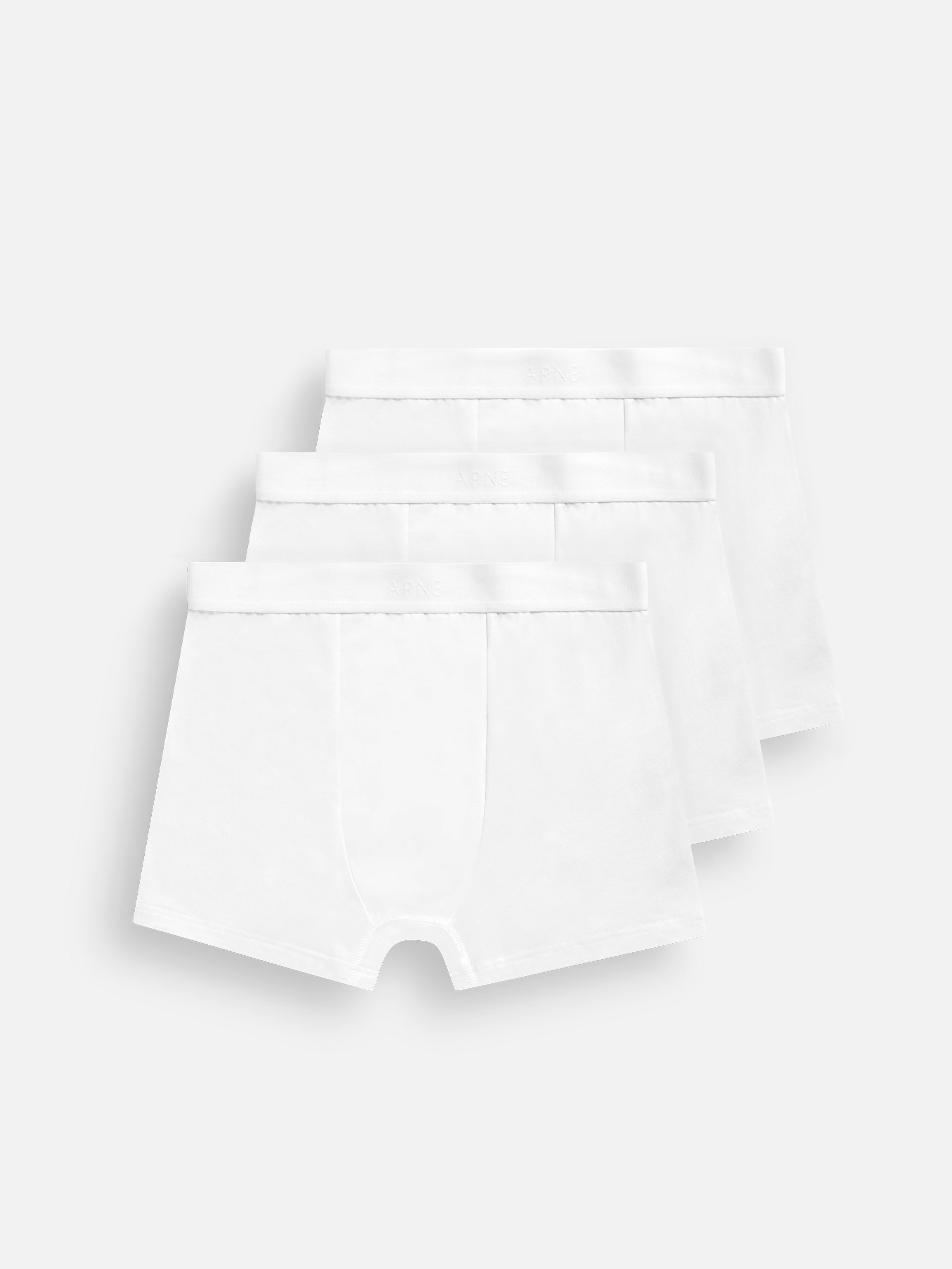 Mens 3 Pack Boxers in White