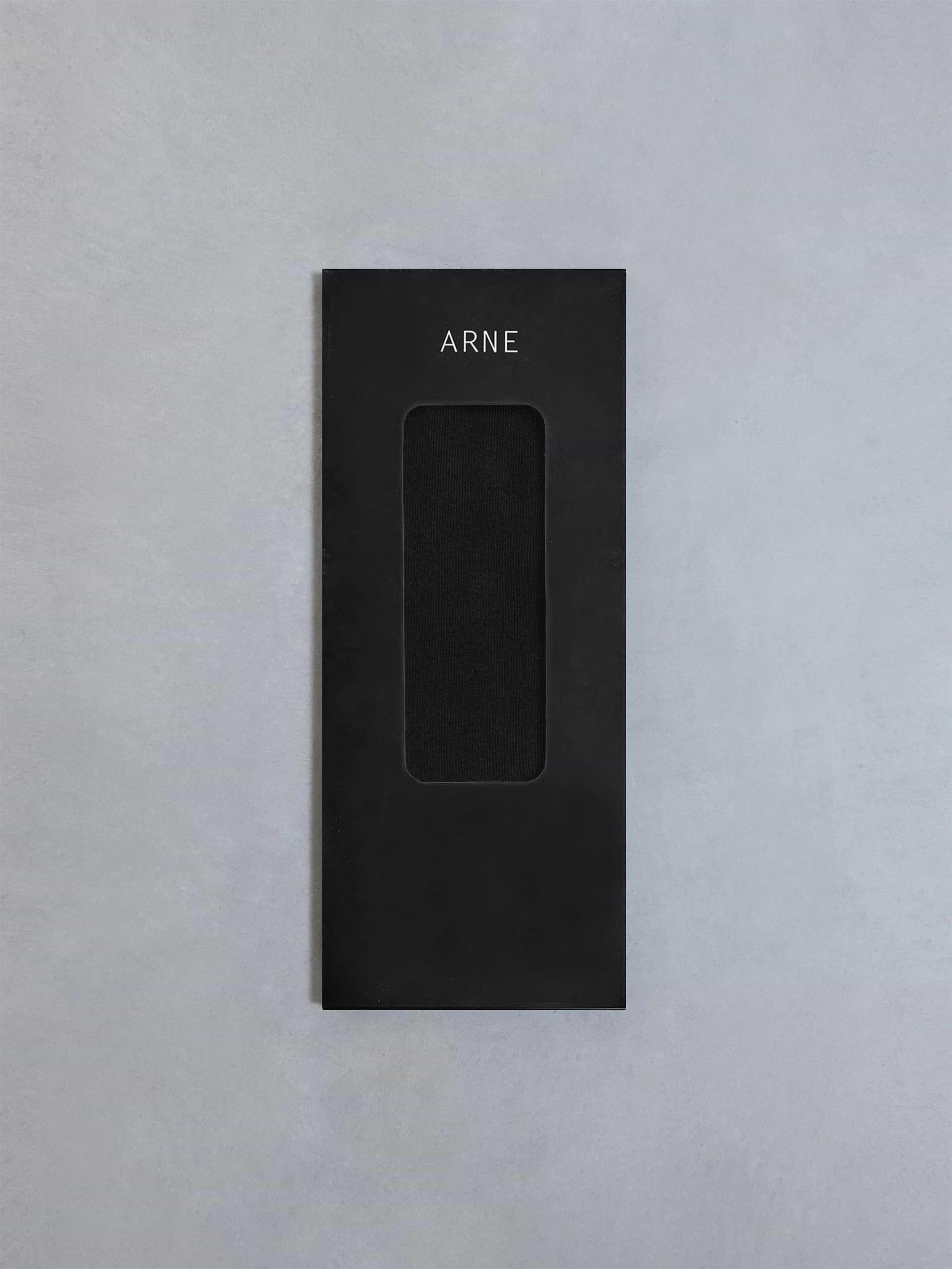 3 Pack Crew Sock in Black