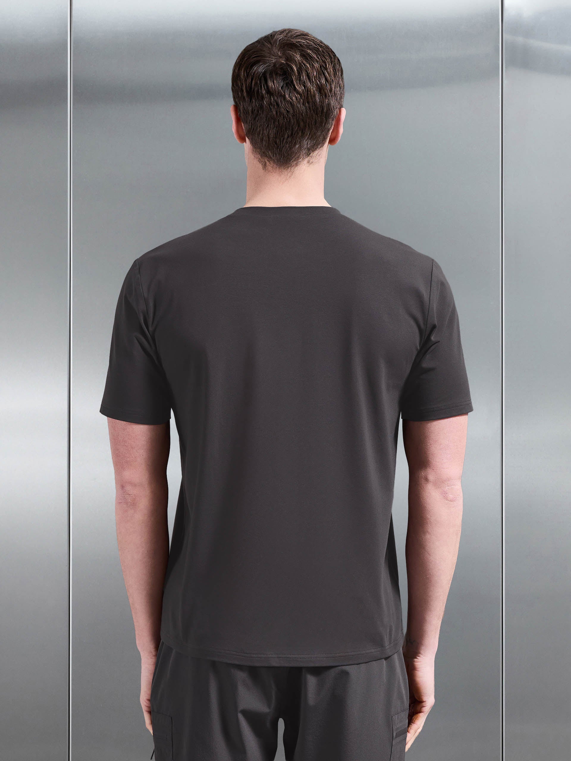Mens Active Cargo T-Shirt in Grey