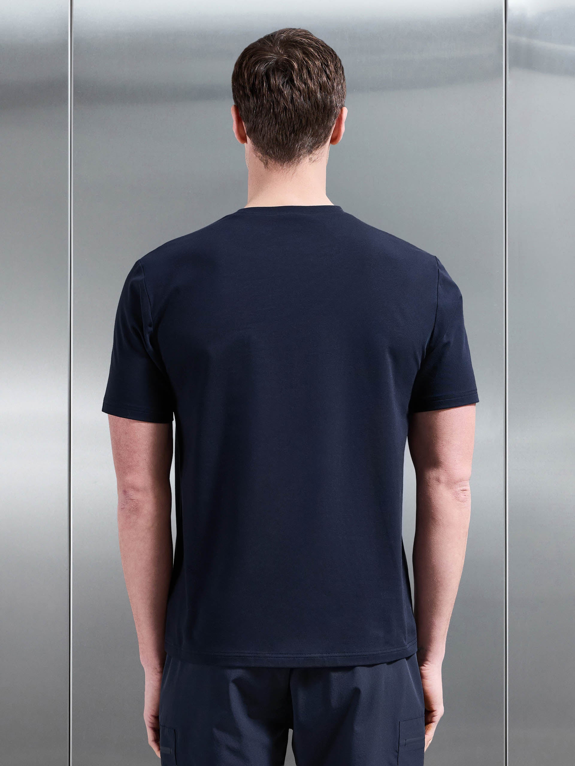 Mens Active Cargo T-Shirt in Navy