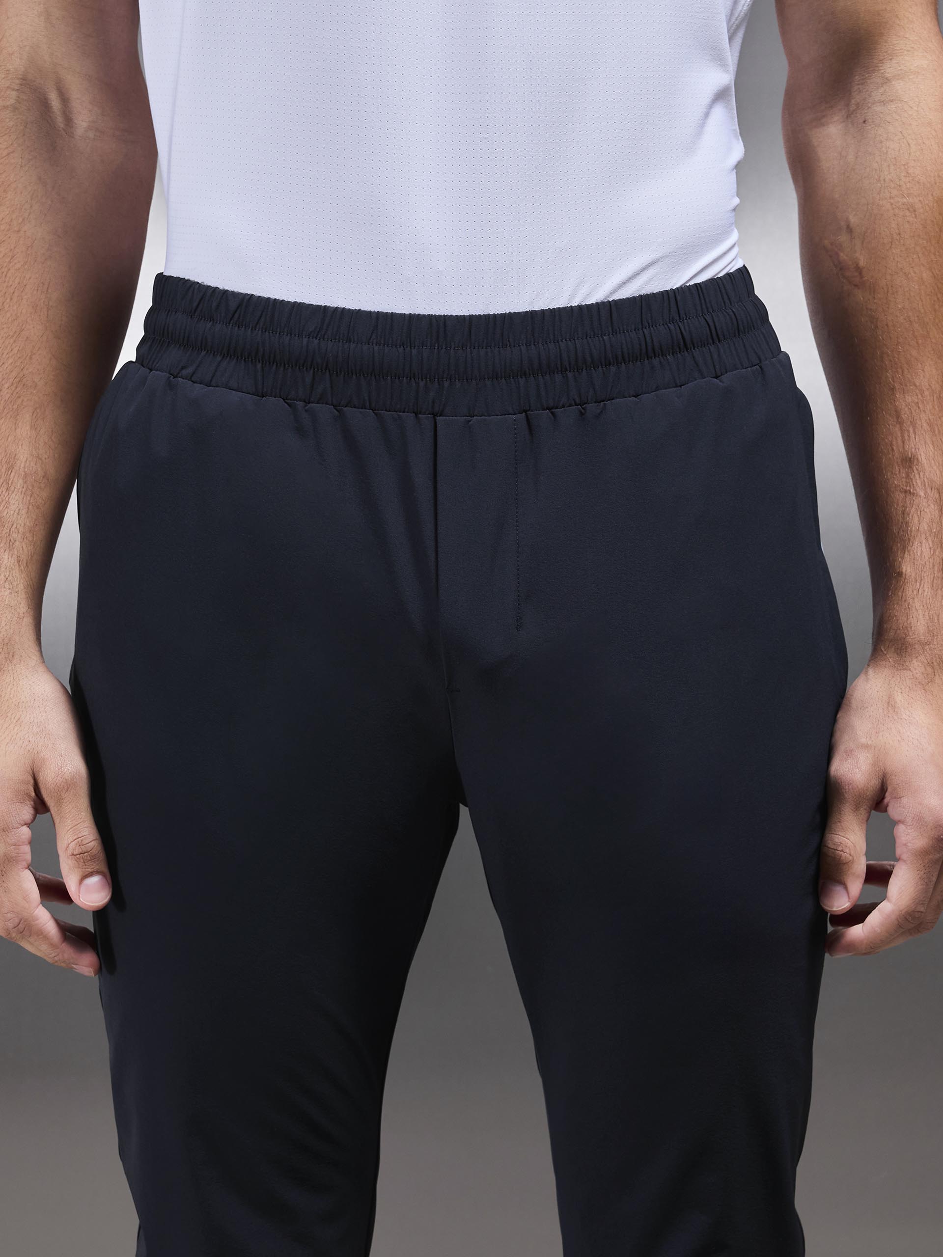 Mens Active Colour Block Trackpant in Navy
