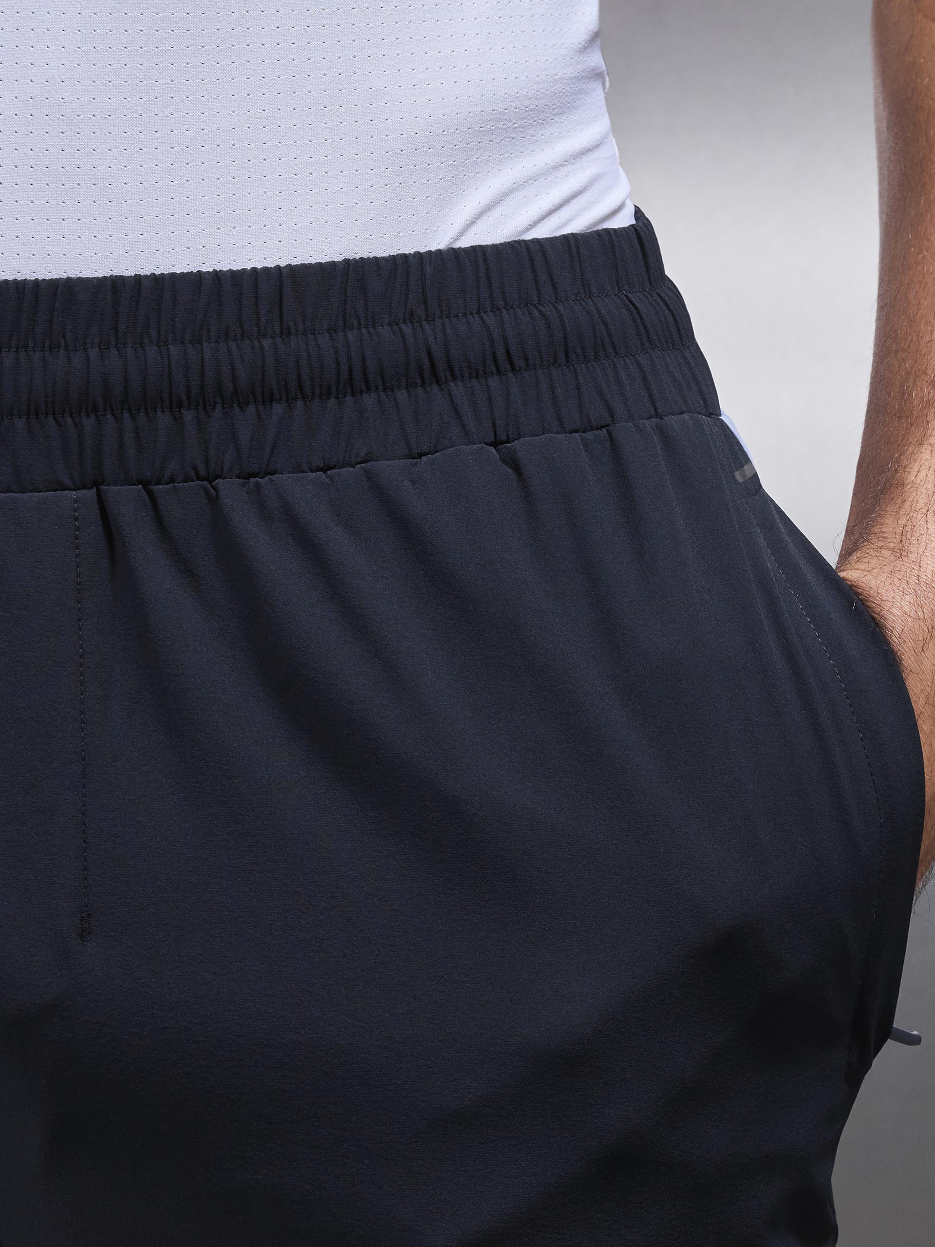 Mens Active Colour Block Trackpant in Navy