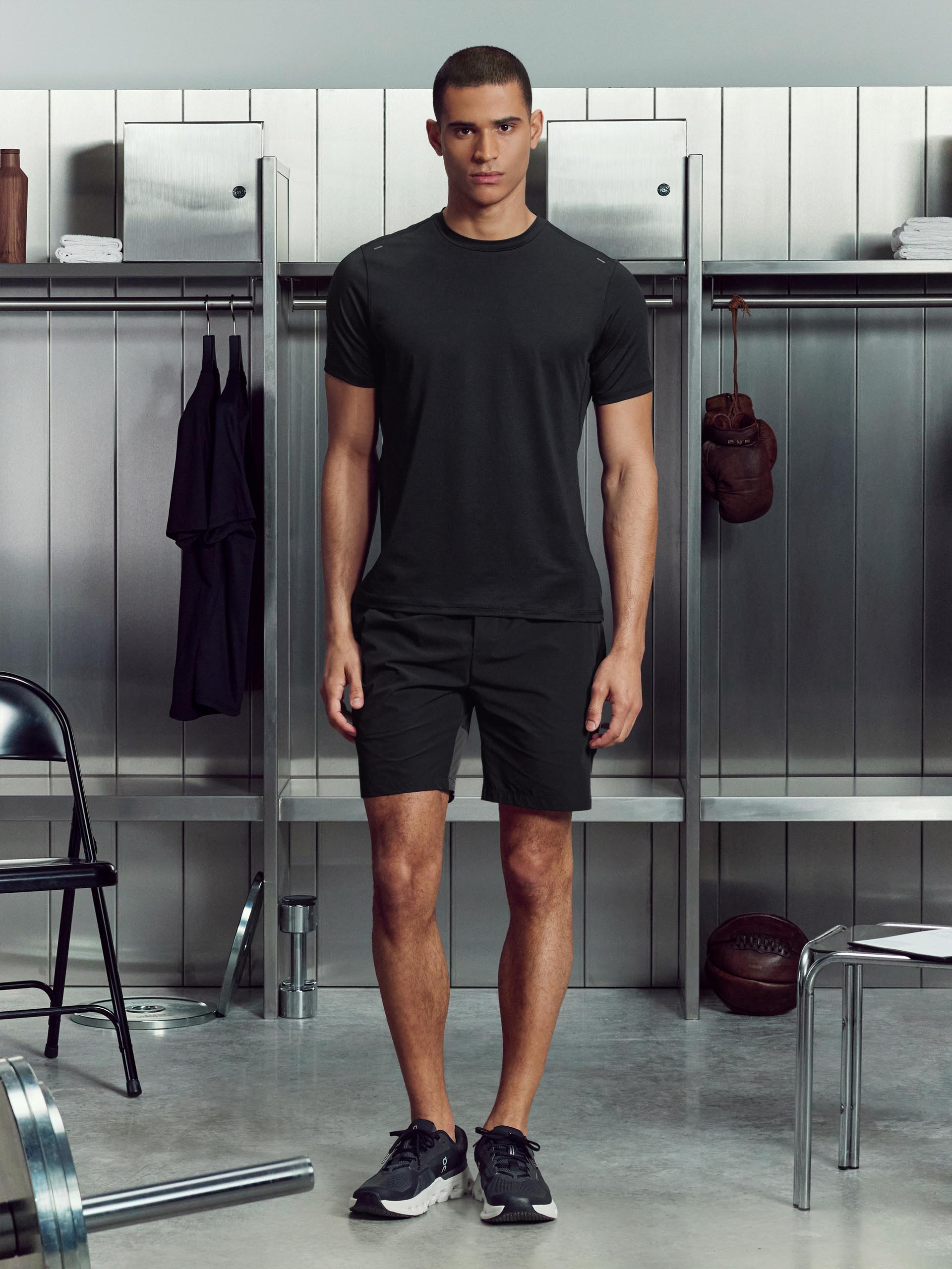 Mens Active Essential T-Shirt in Black