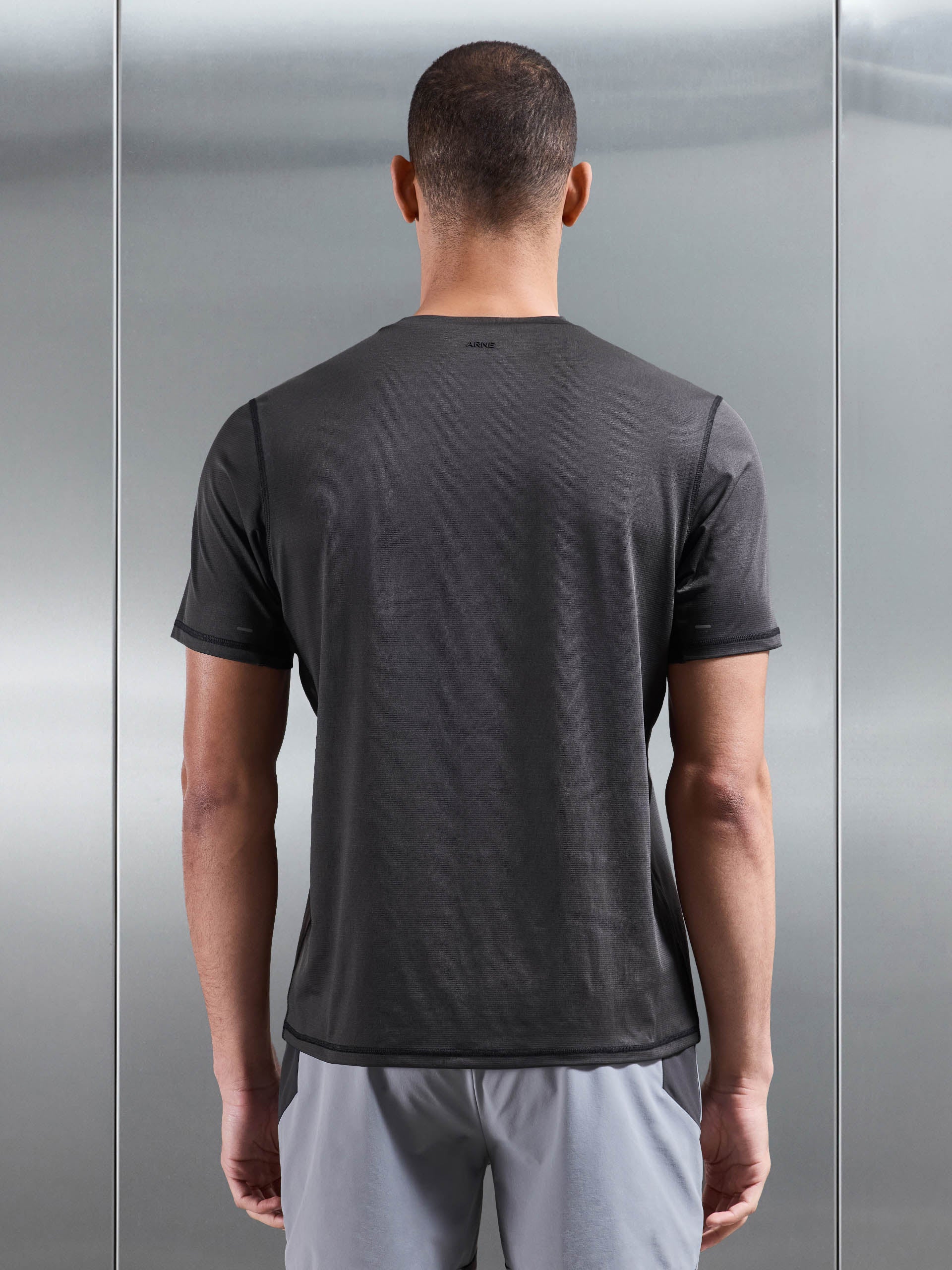 Mens Active Essential T-Shirt in Grey