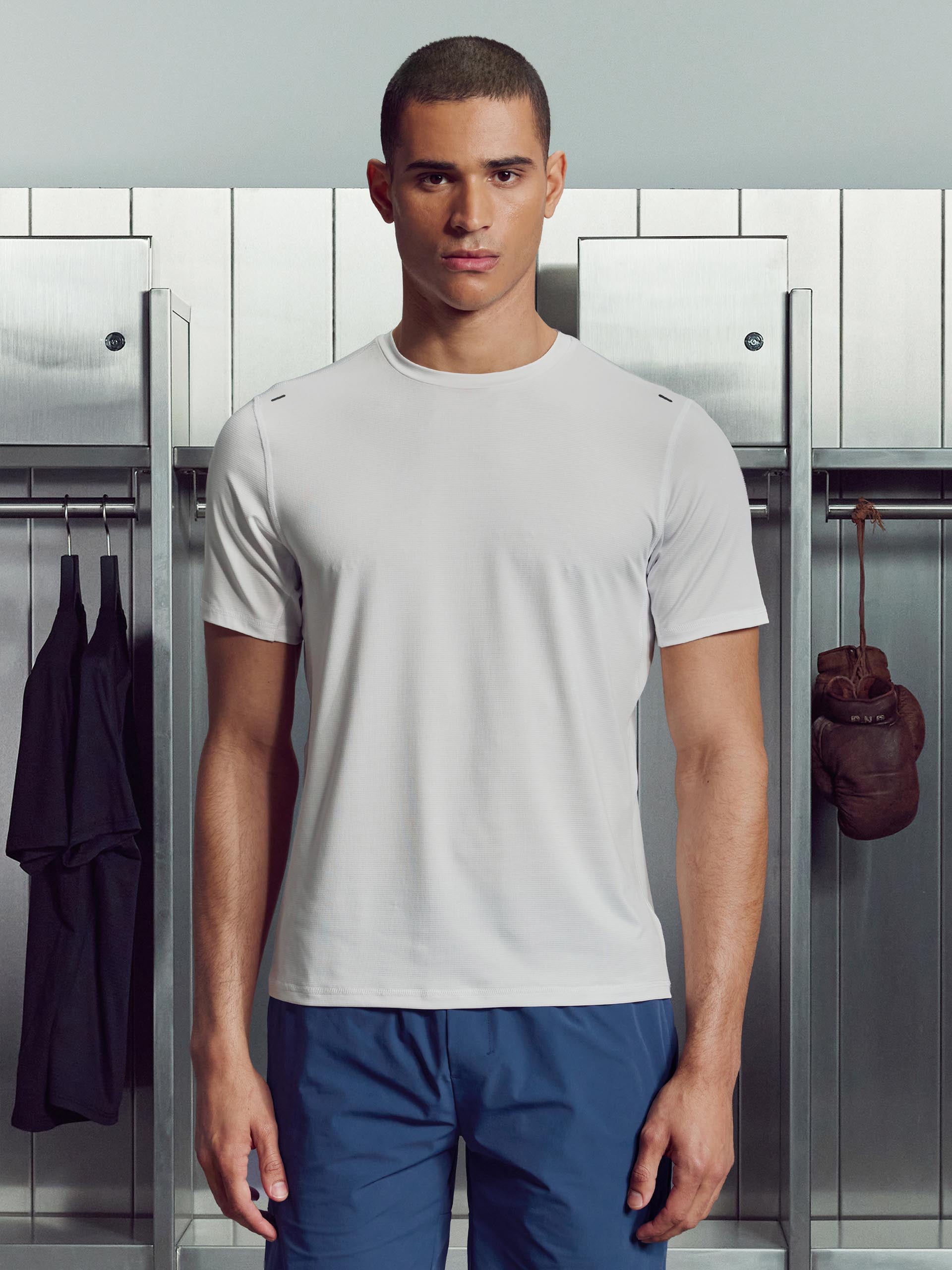 Mens Active Essential T-Shirt in White