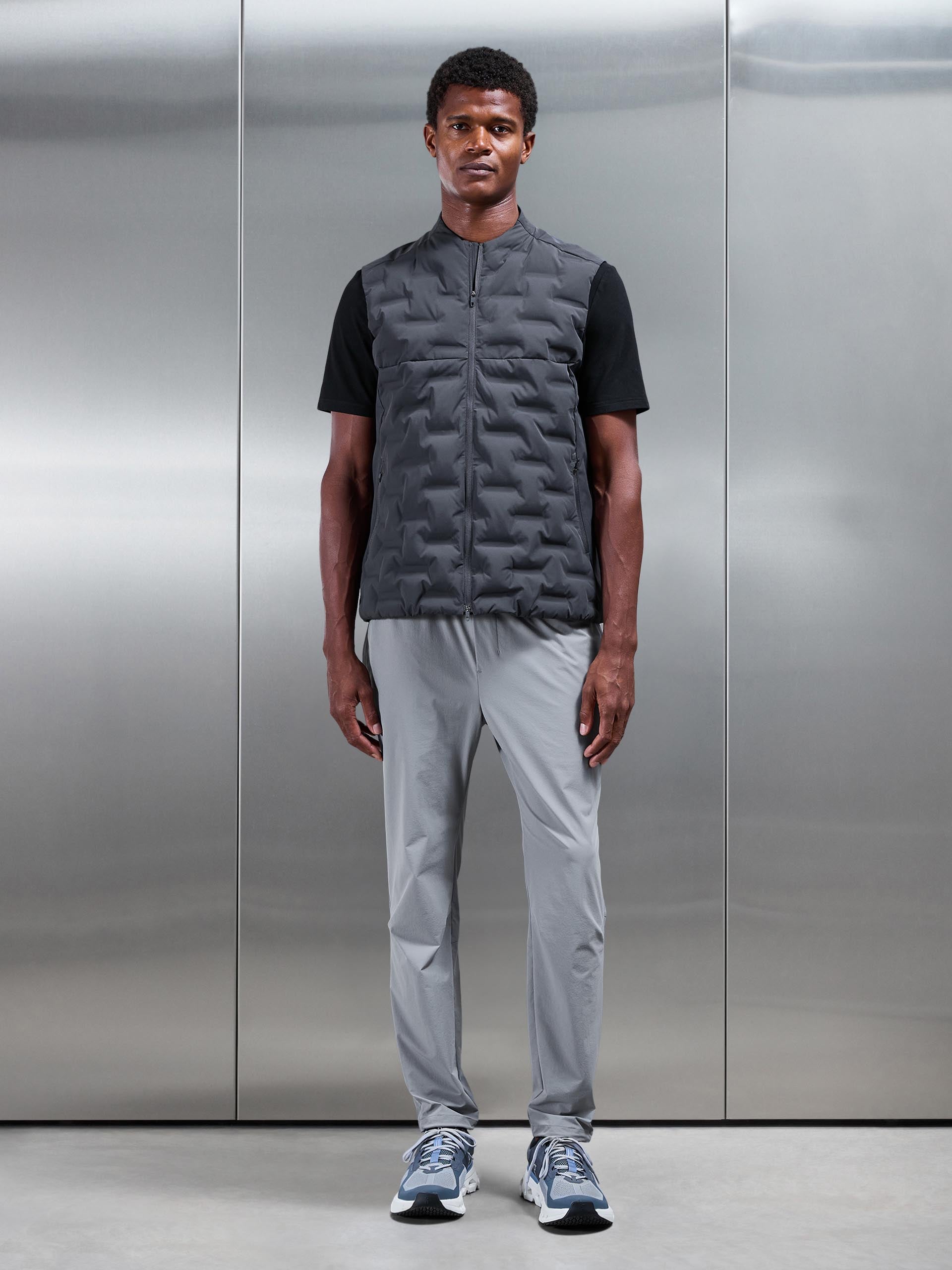 Mens Active Gilet in Grey