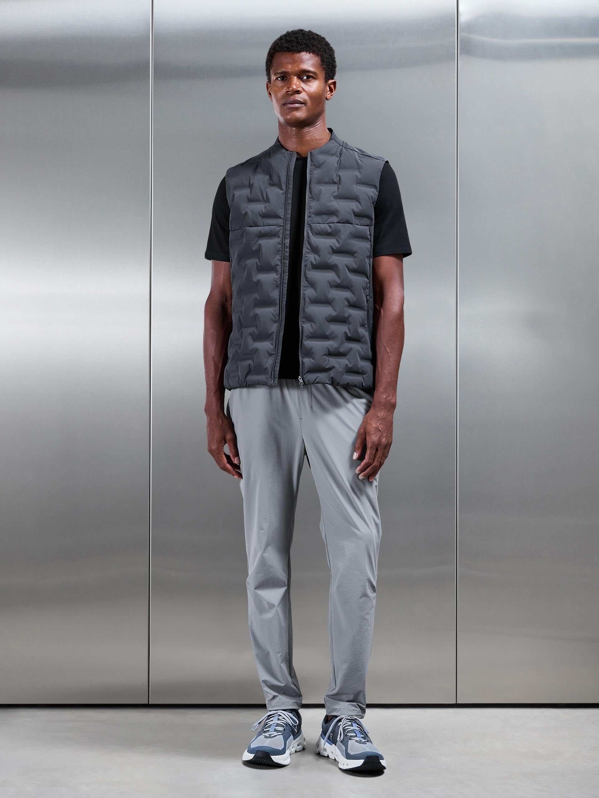 Mens Active Gilet in Grey