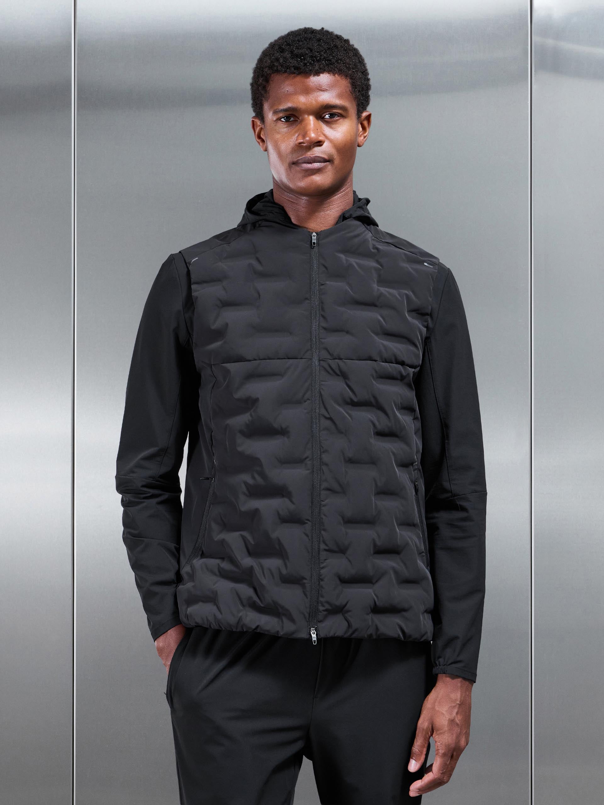 Mens Active Gilet in Black