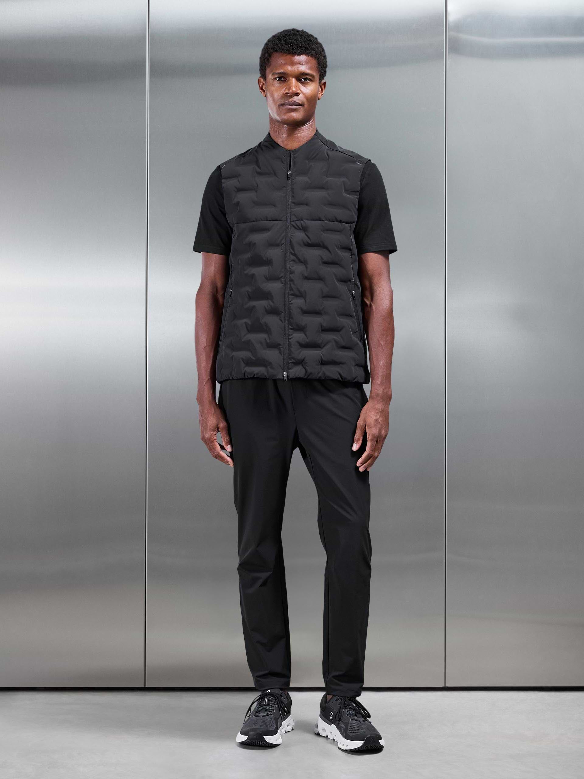 Mens Active Gilet in Black