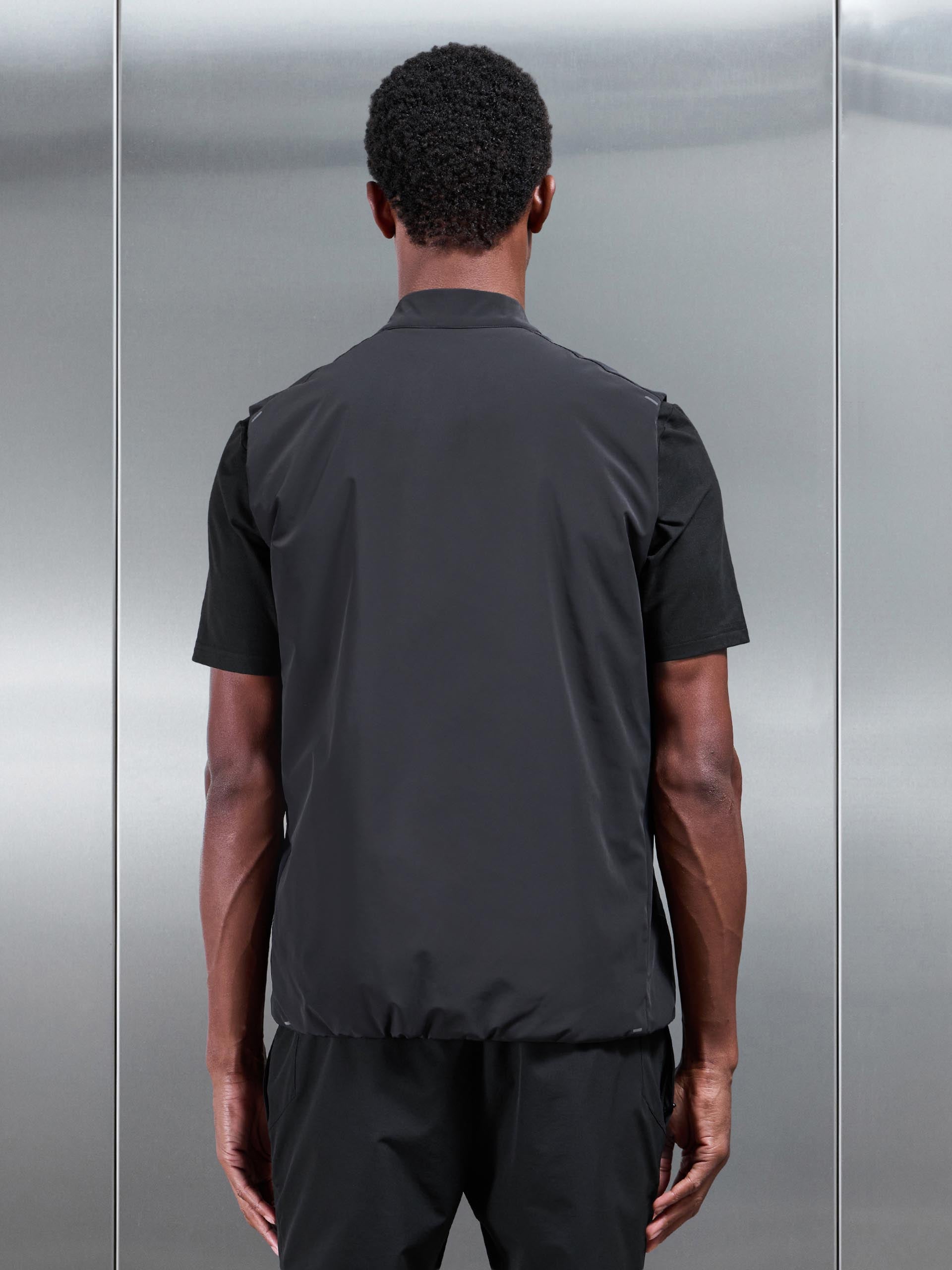 Mens Active Gilet in Black