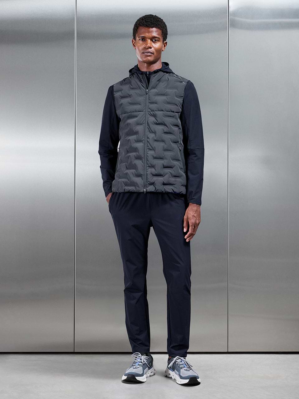 Mens Active Gilet in Grey
