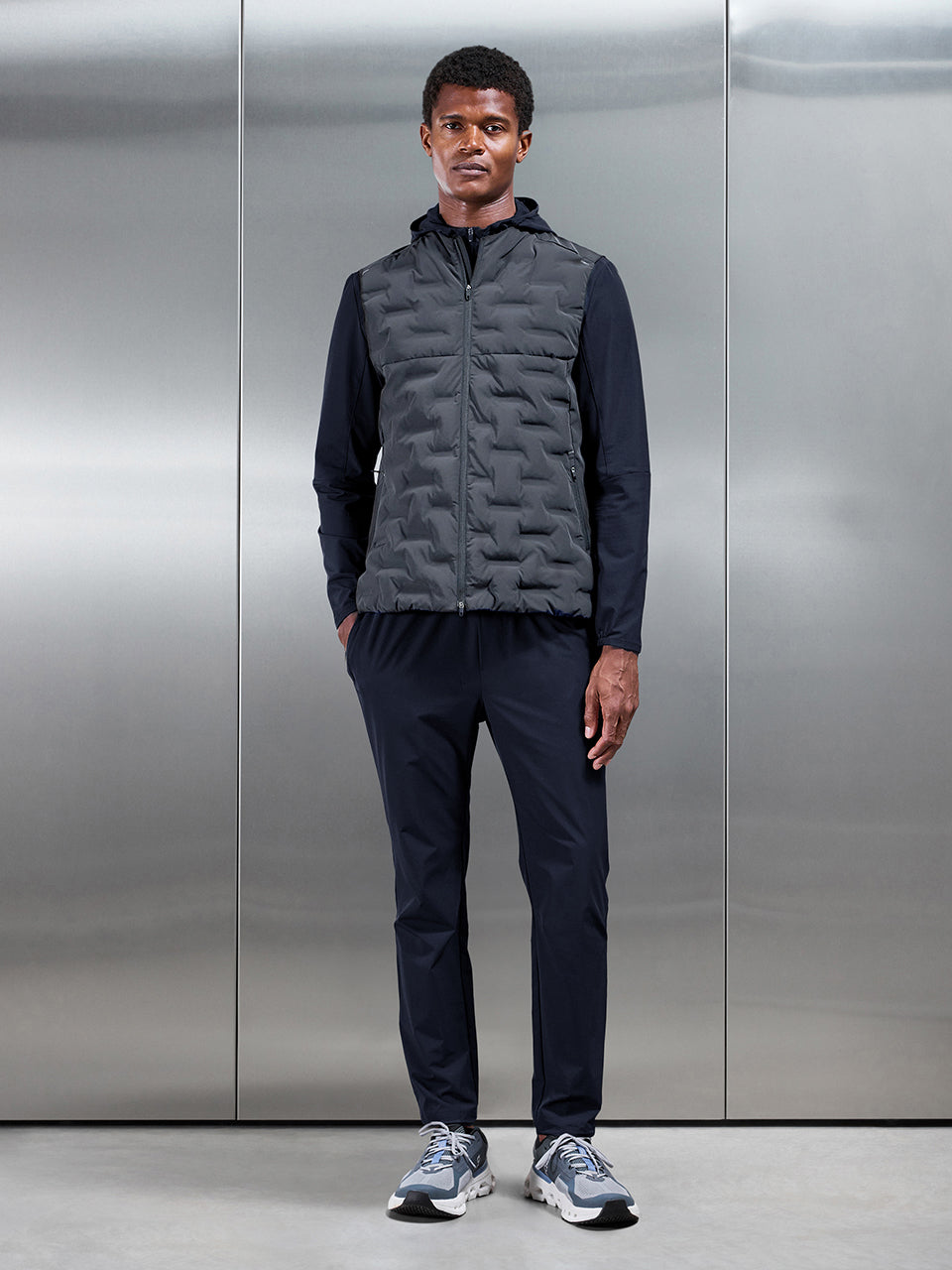 Mens Active Gilet in Grey
