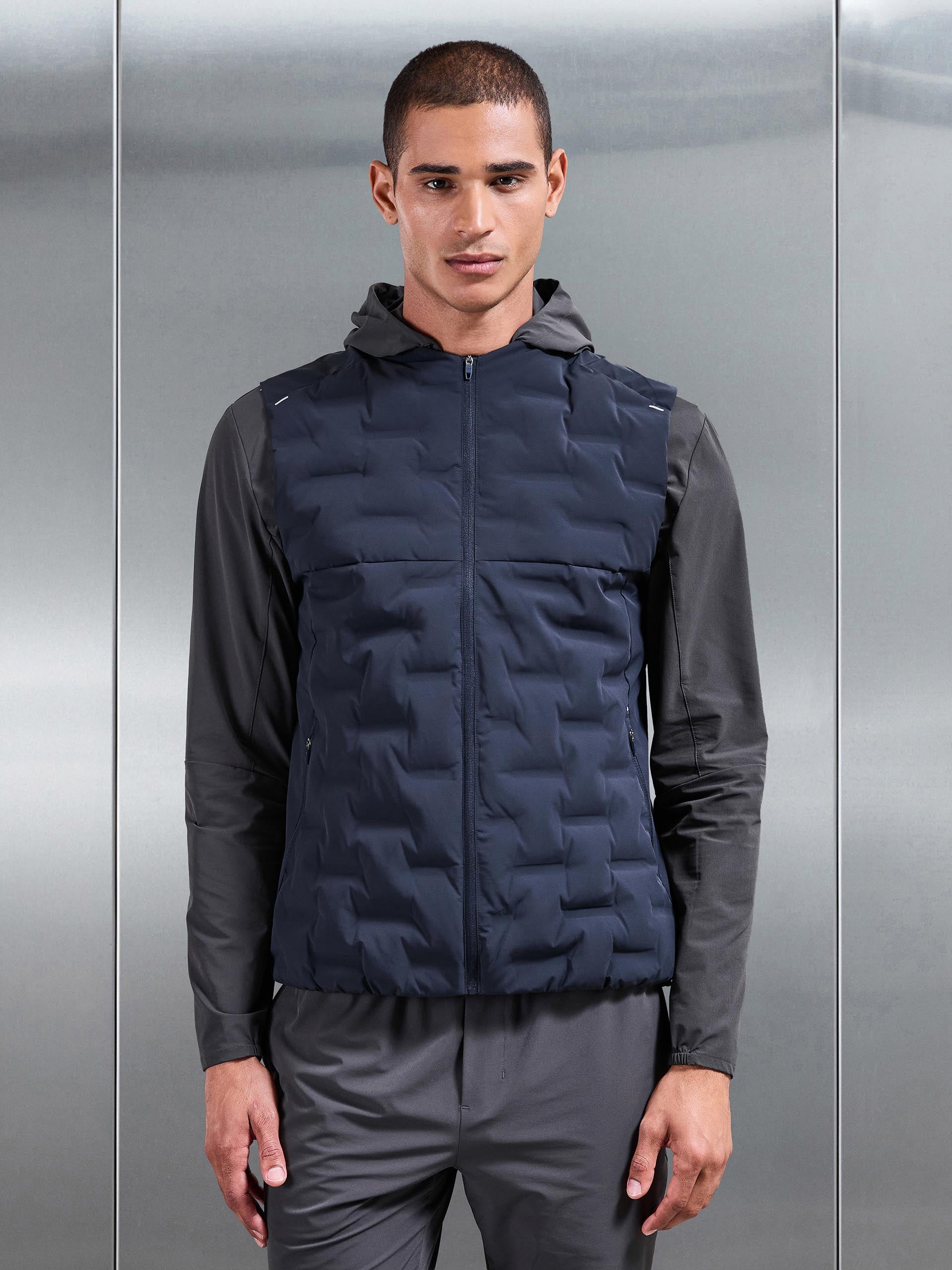 Mens Active Gilet in Navy
