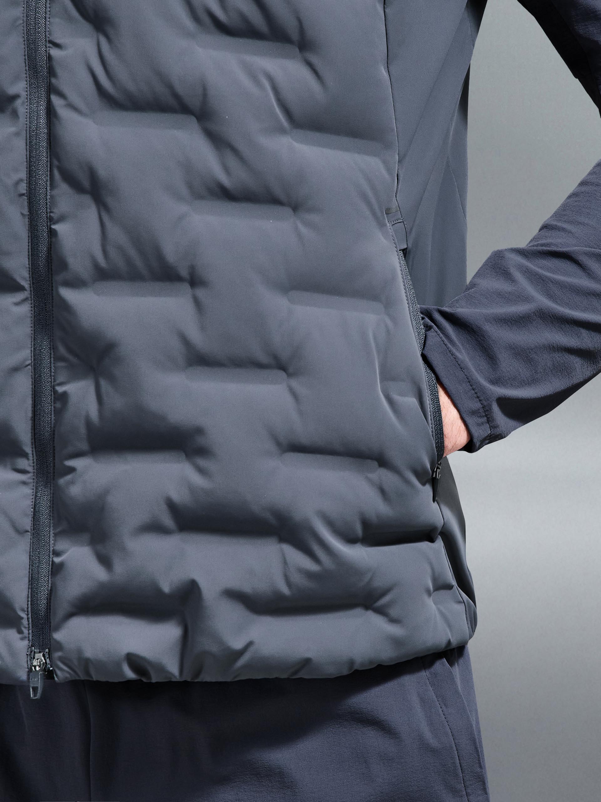 Mens Active Gilet in Slate Blue