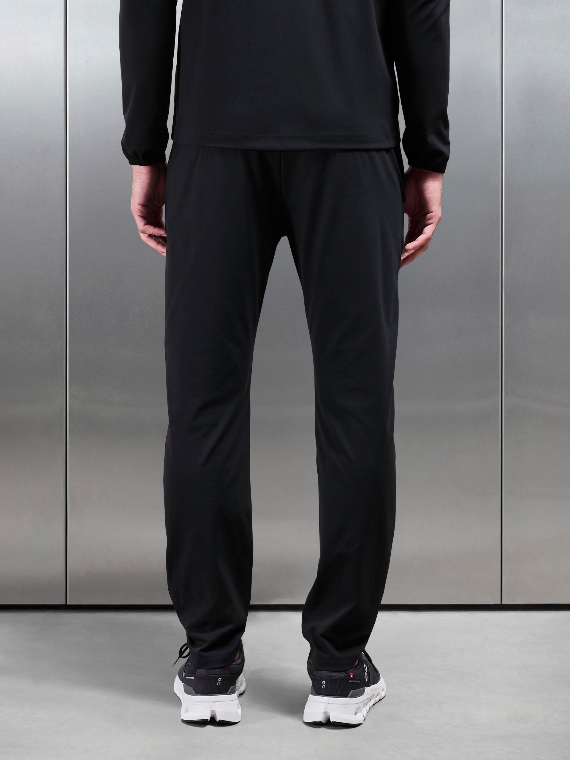 Mens Active Jersey Jogger in Black