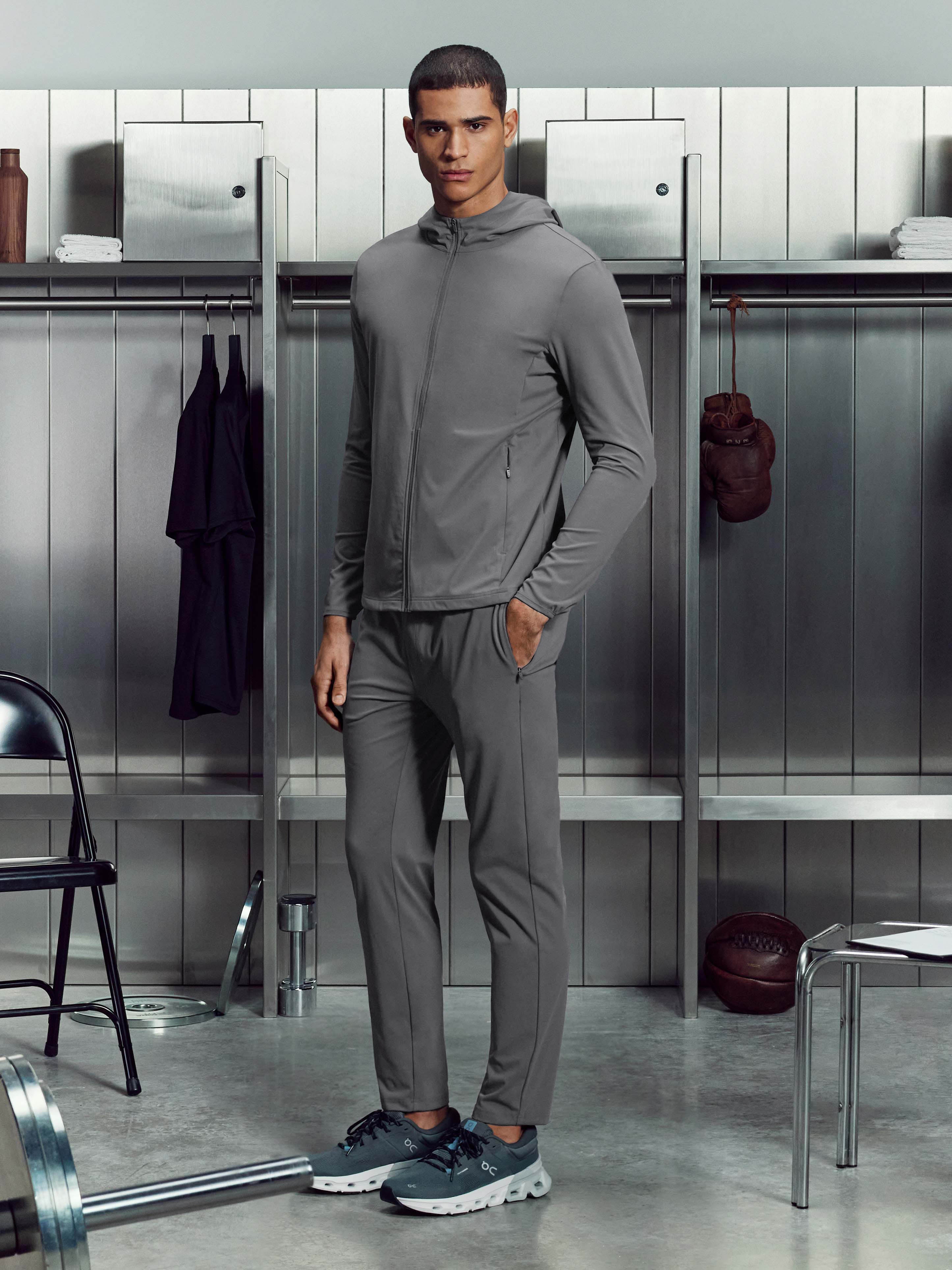 Active Jersey Jogger in Grey