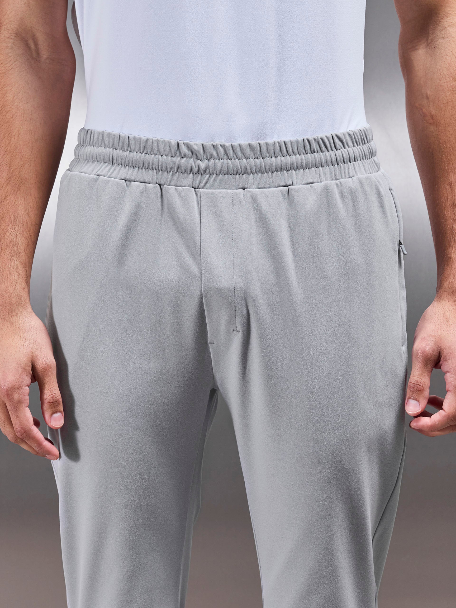 Mens Active Jersey Jogger in Marl Grey