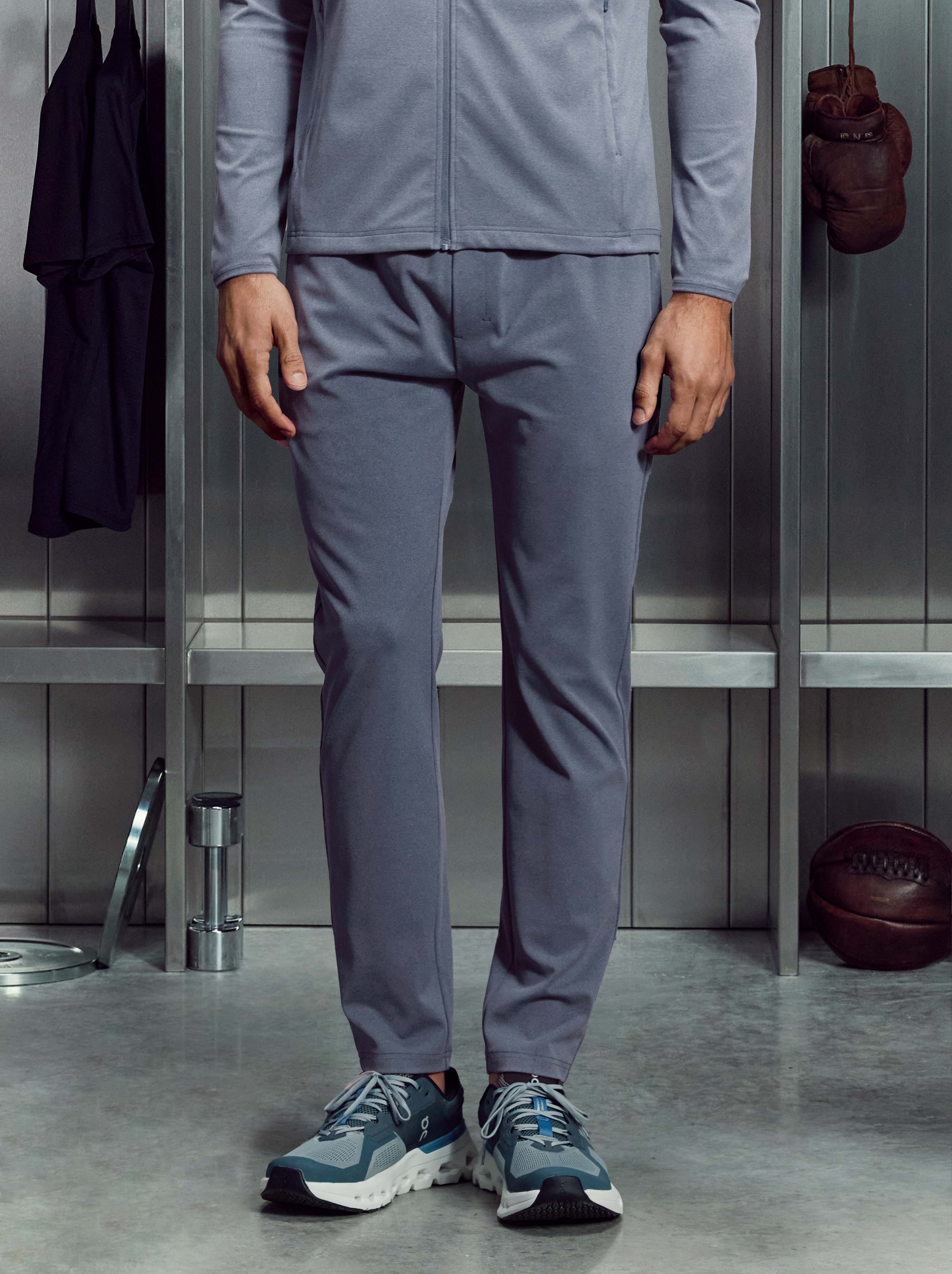Mens Active Jersey Jogger in Navy Marl