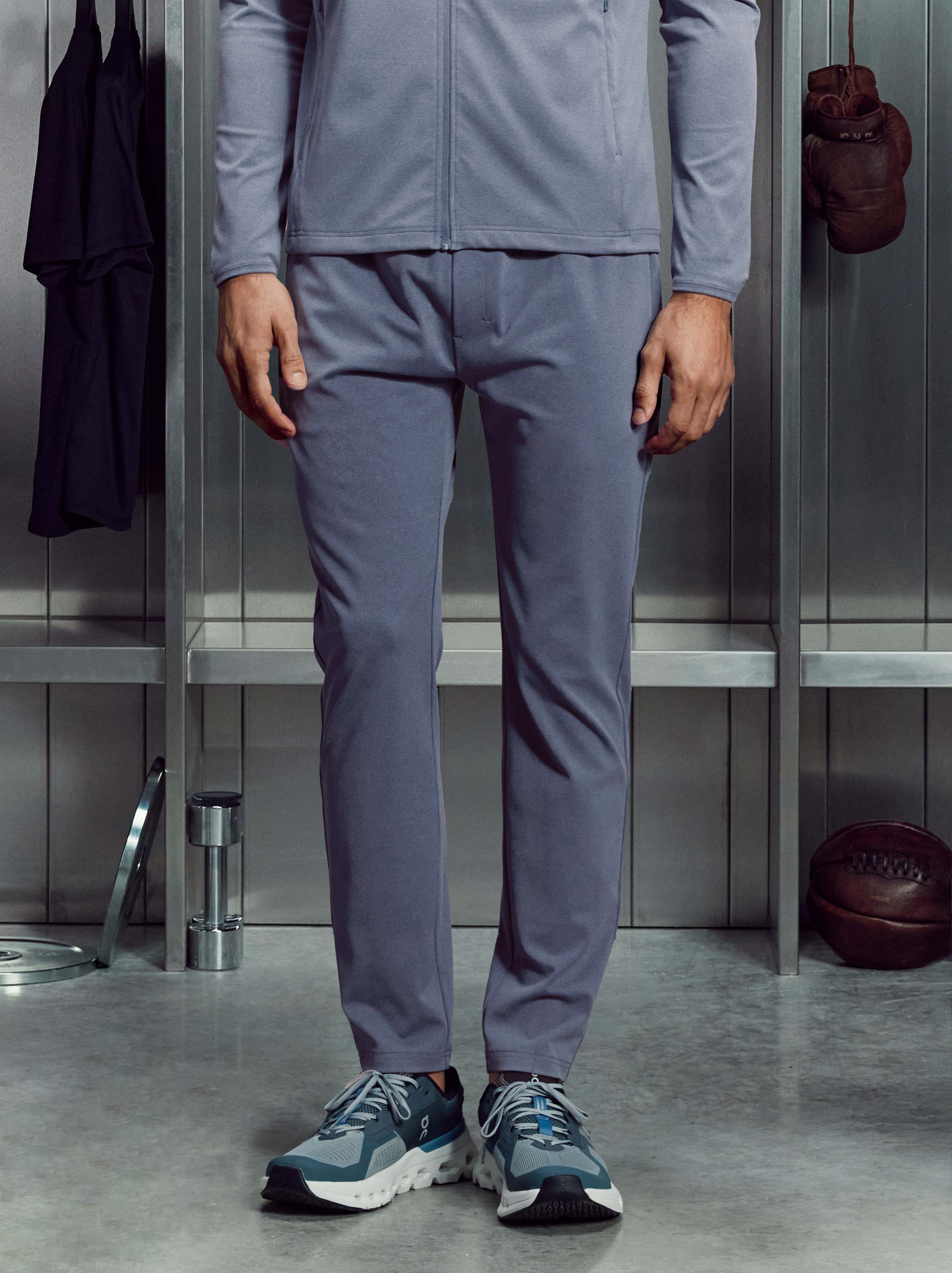 Active Jersey Jogger in Navy Marl