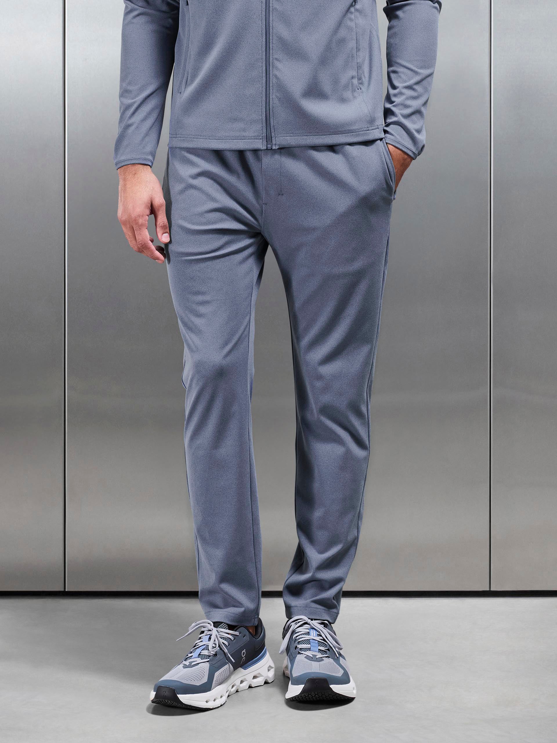 Active Jersey Jogger in Navy Marl