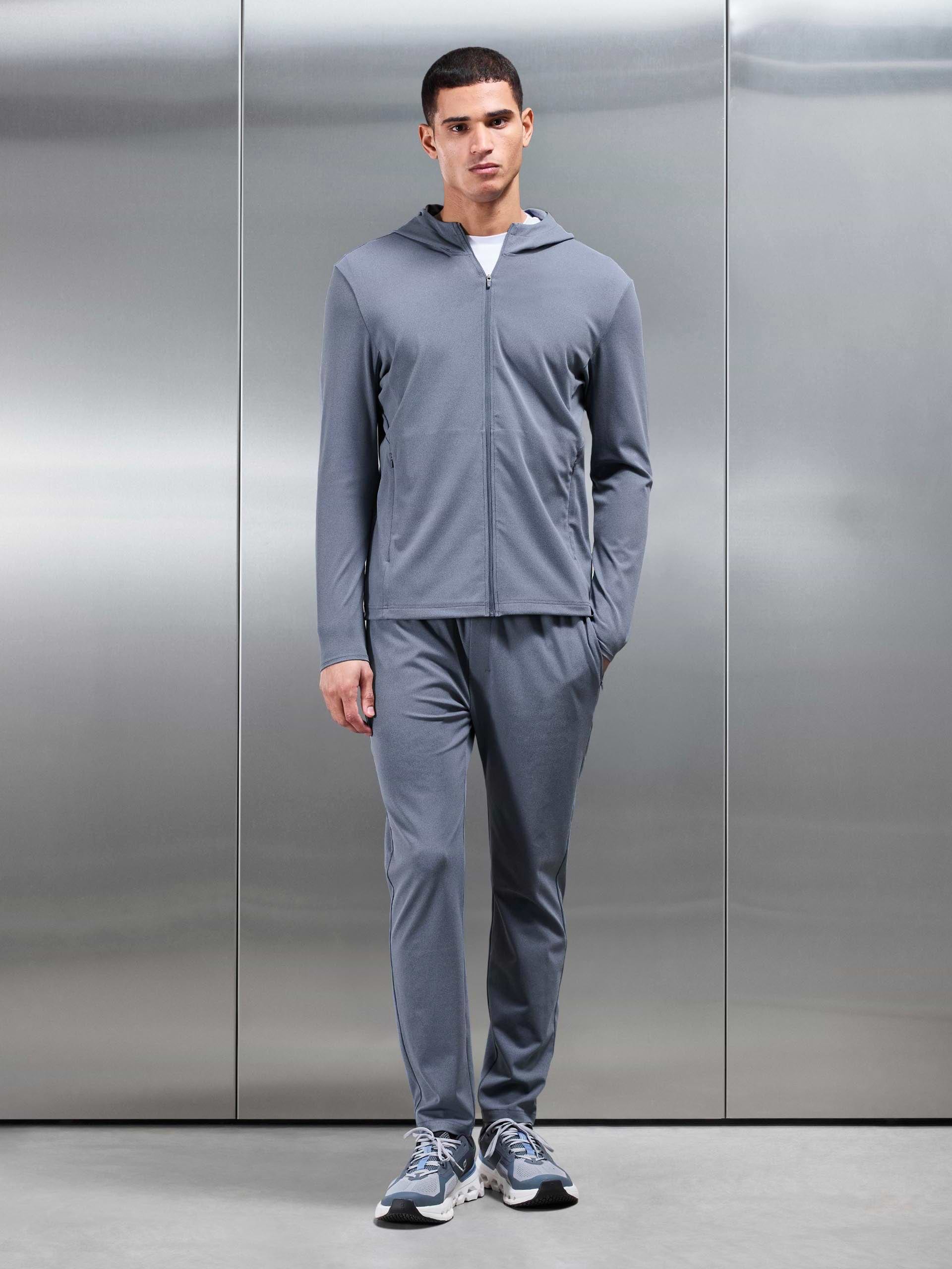 Mens Active Jersey Jogger in Navy Marl