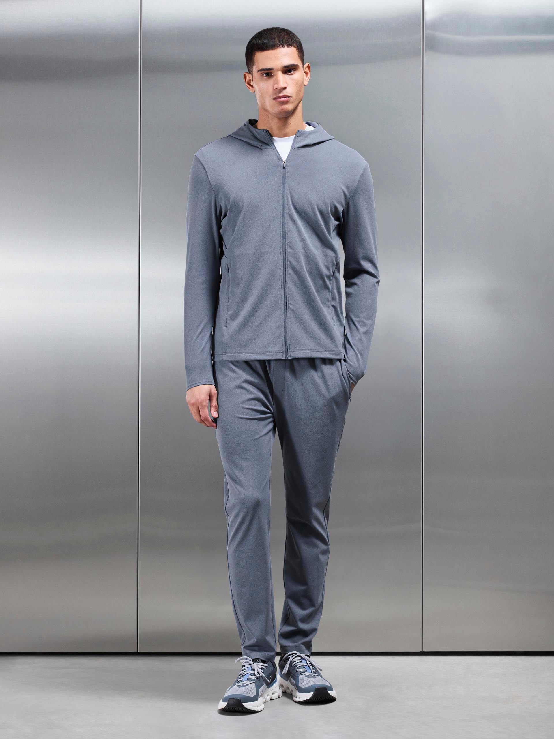 Mens Active Jersey Jogger in Navy Marl