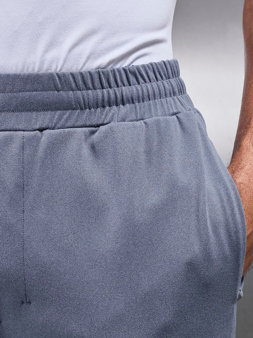 Active Jersey Jogger in Navy Marl