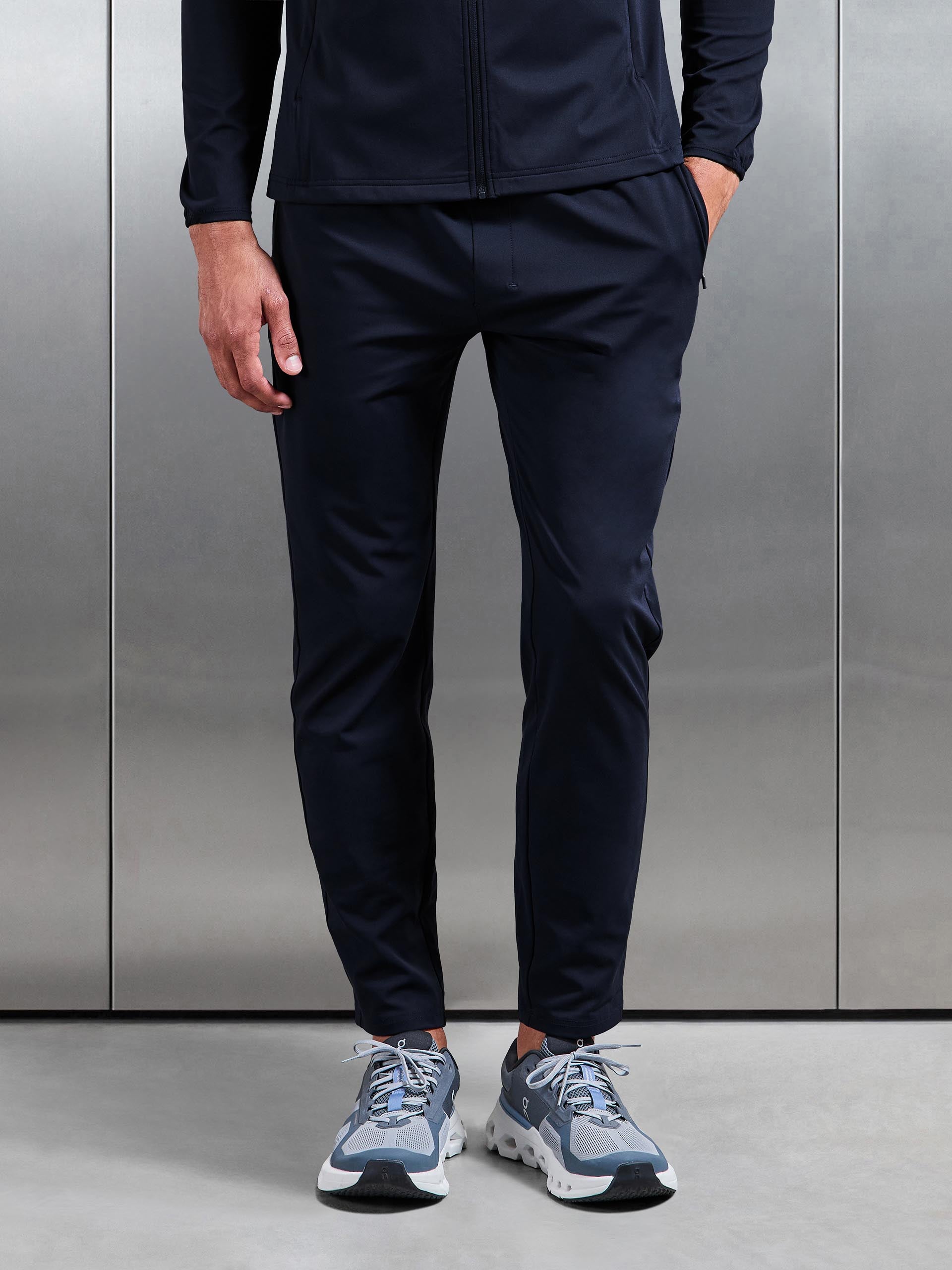 Mens Active Jersey Jogger in Navy