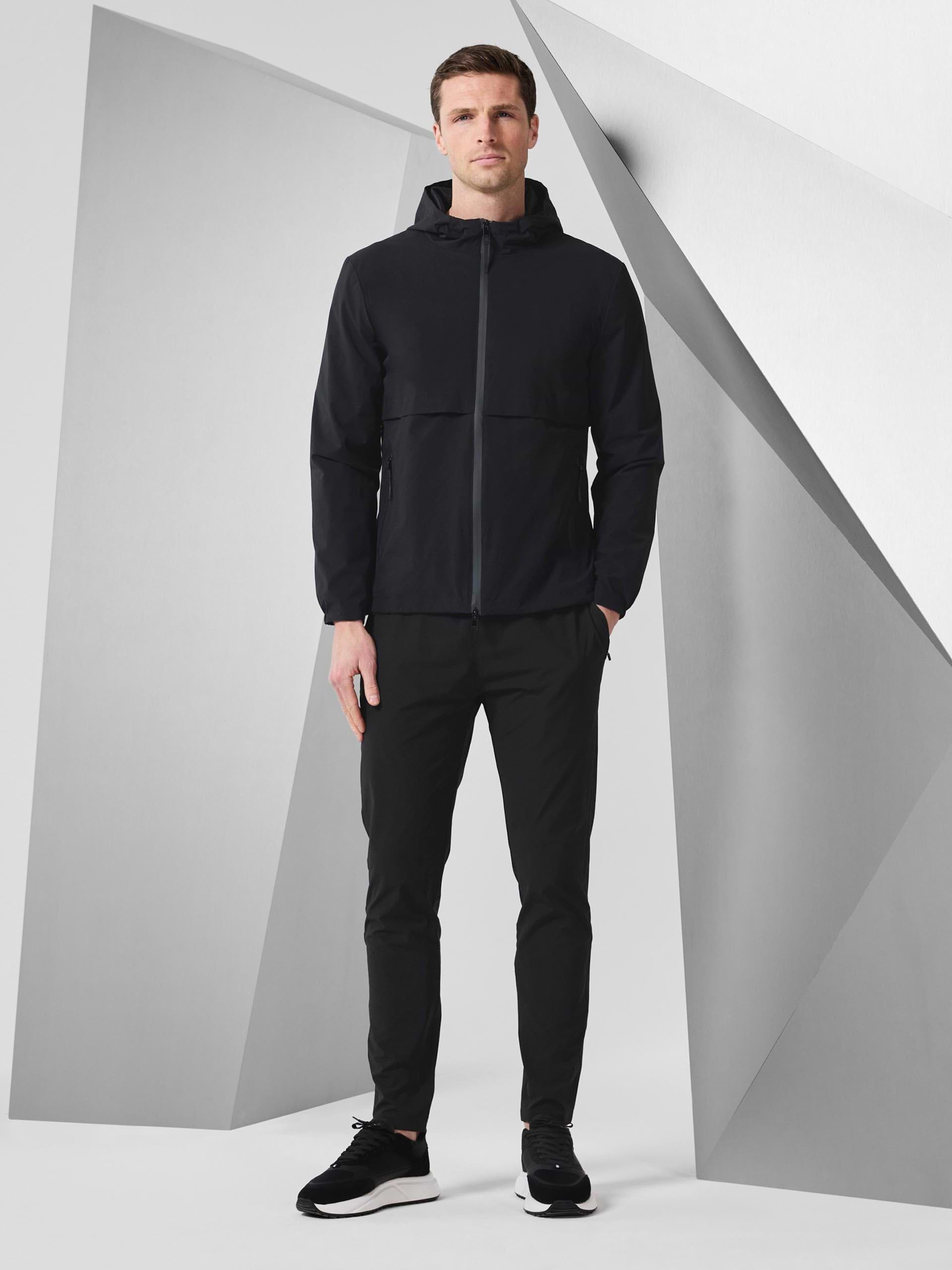 Active Shell Windbreaker in Black