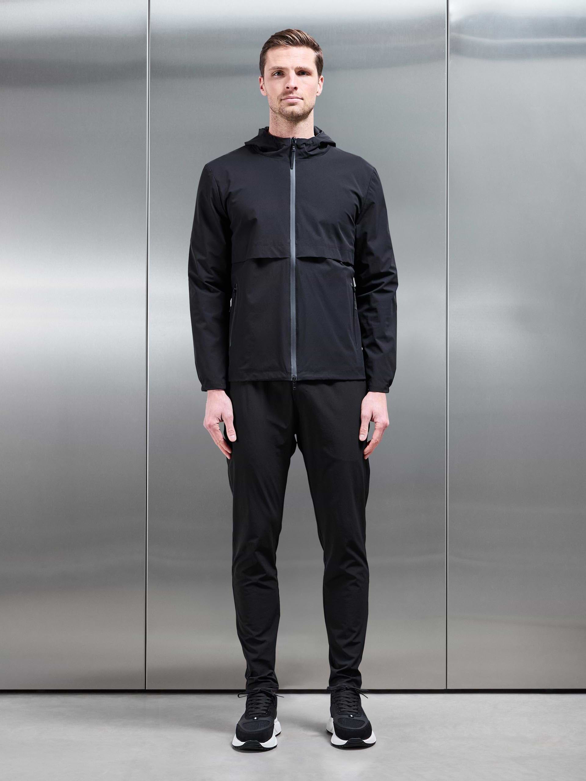 Active Shell Windbreaker in Black