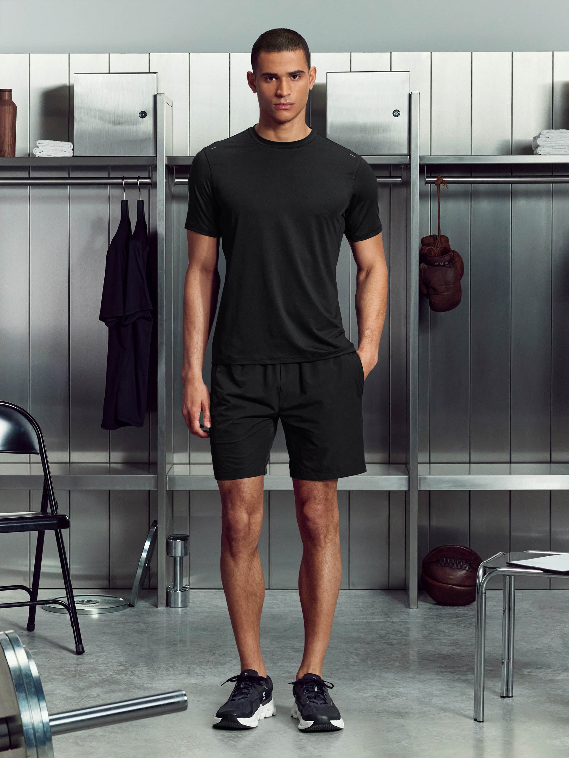 Mens Active Short in Black