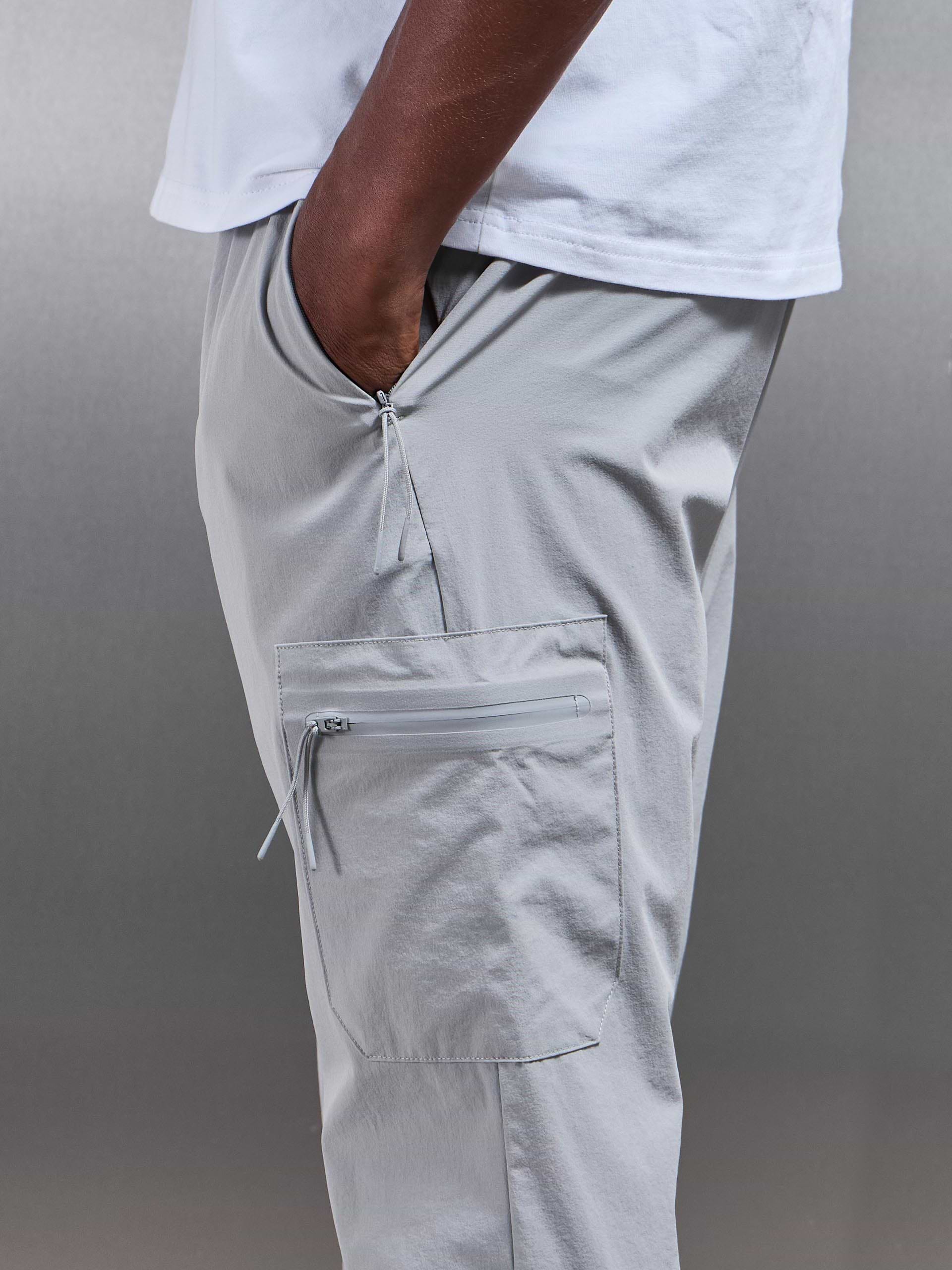 Active Technical Cargo Pant in Mid Grey
