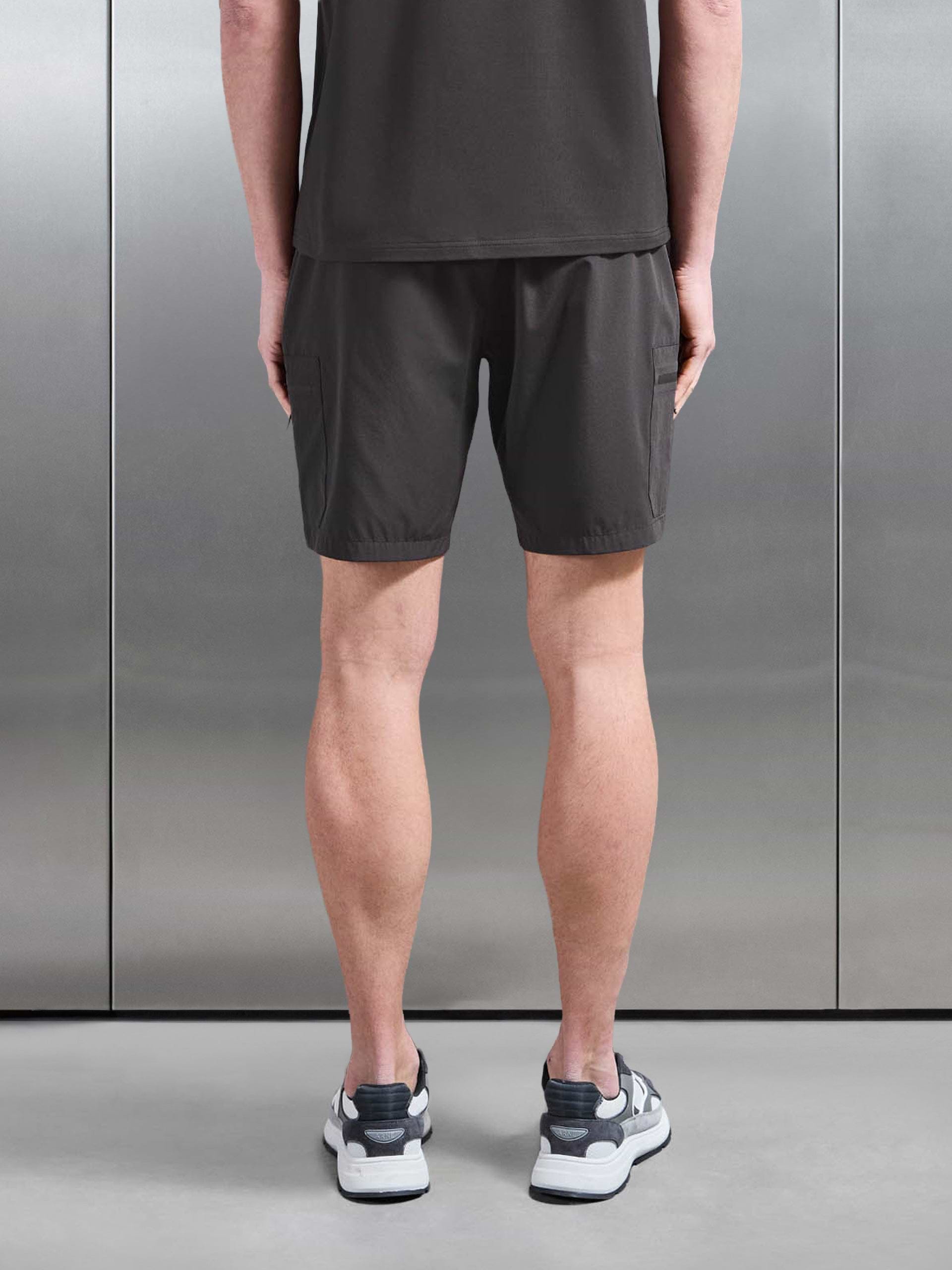 Active Technical Cargo Short in Grey