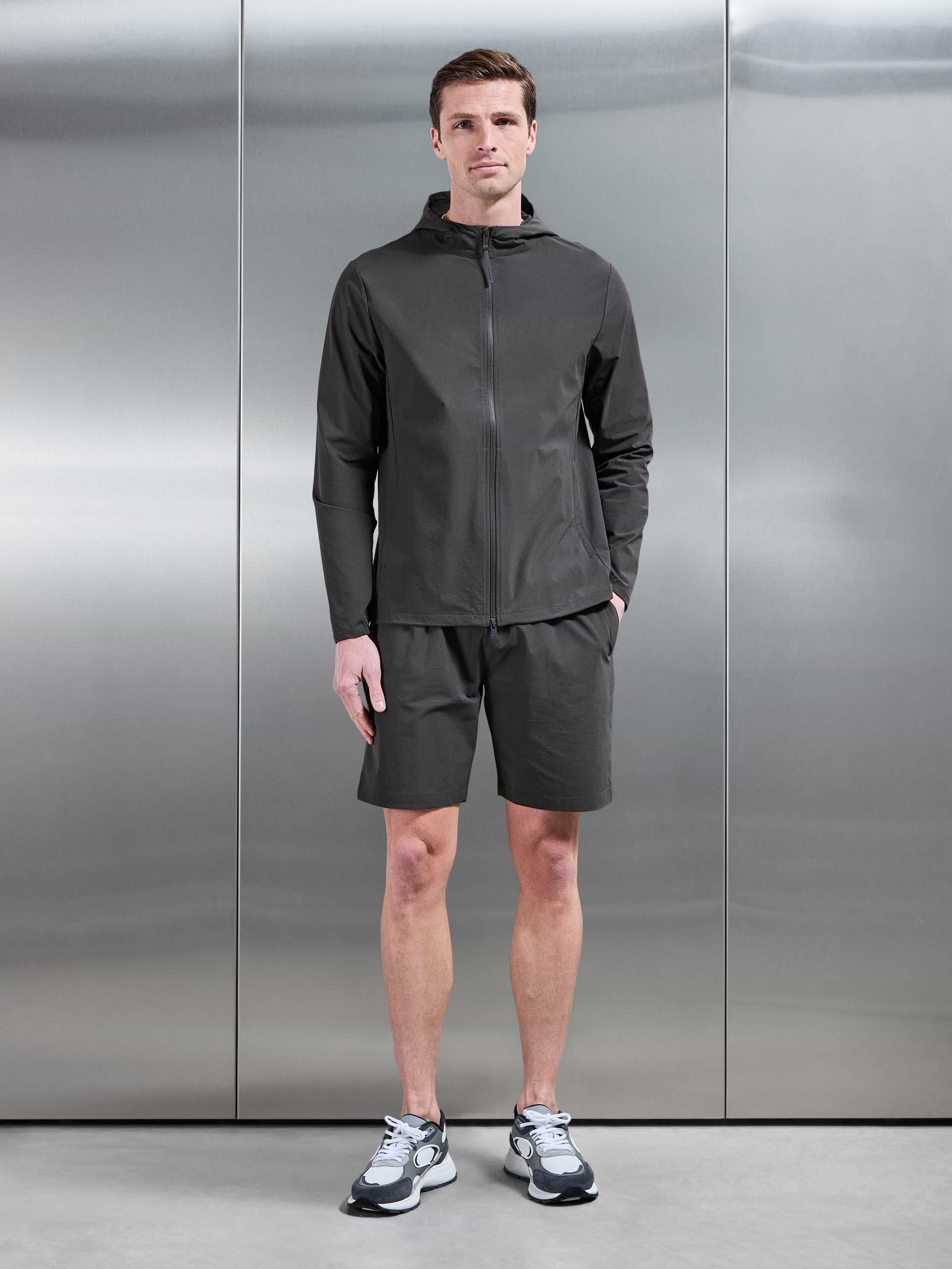Mens Active Technical Short in Grey