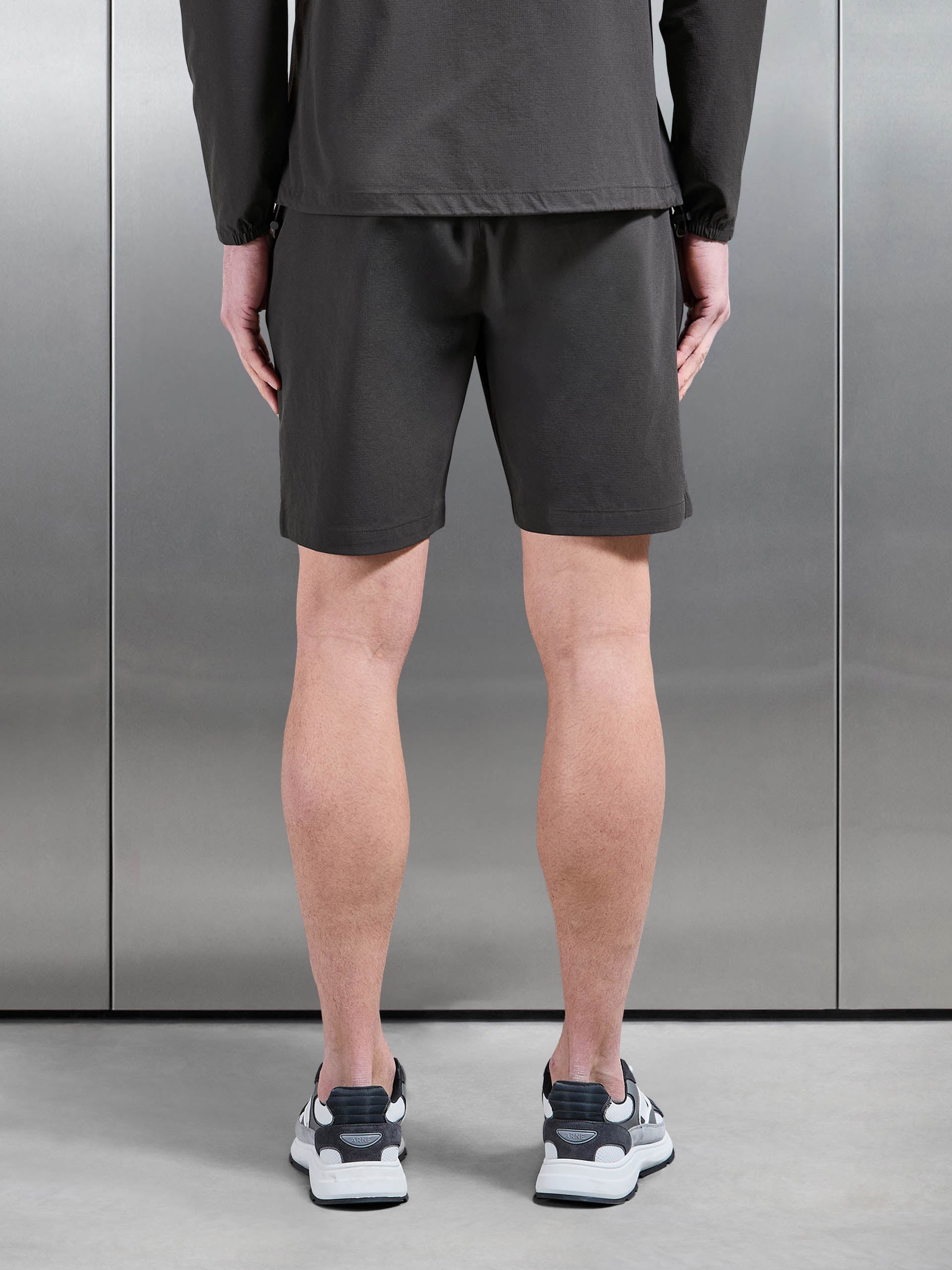Mens Active Technical Short in Grey