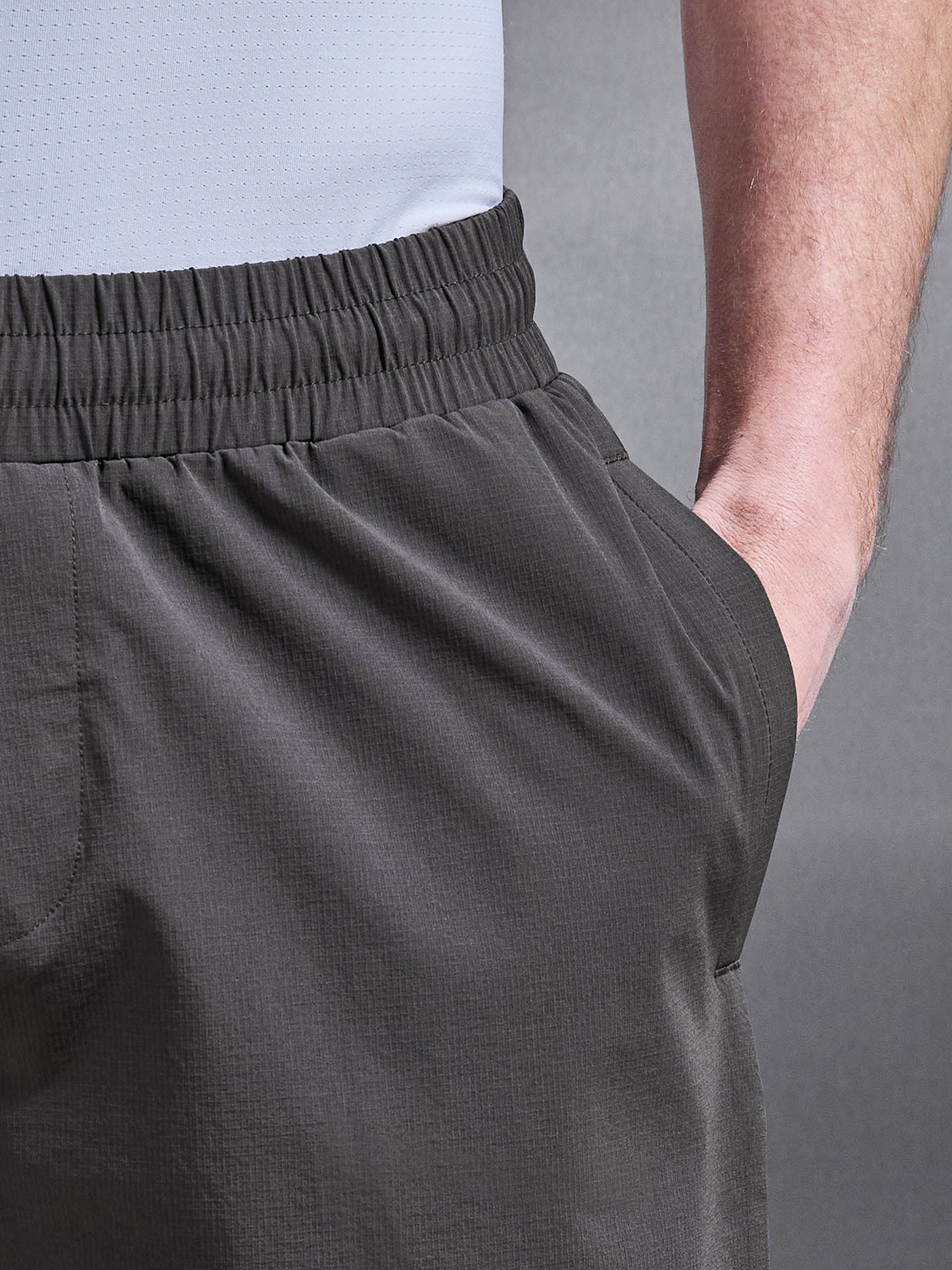 Mens Active Technical Short in Grey