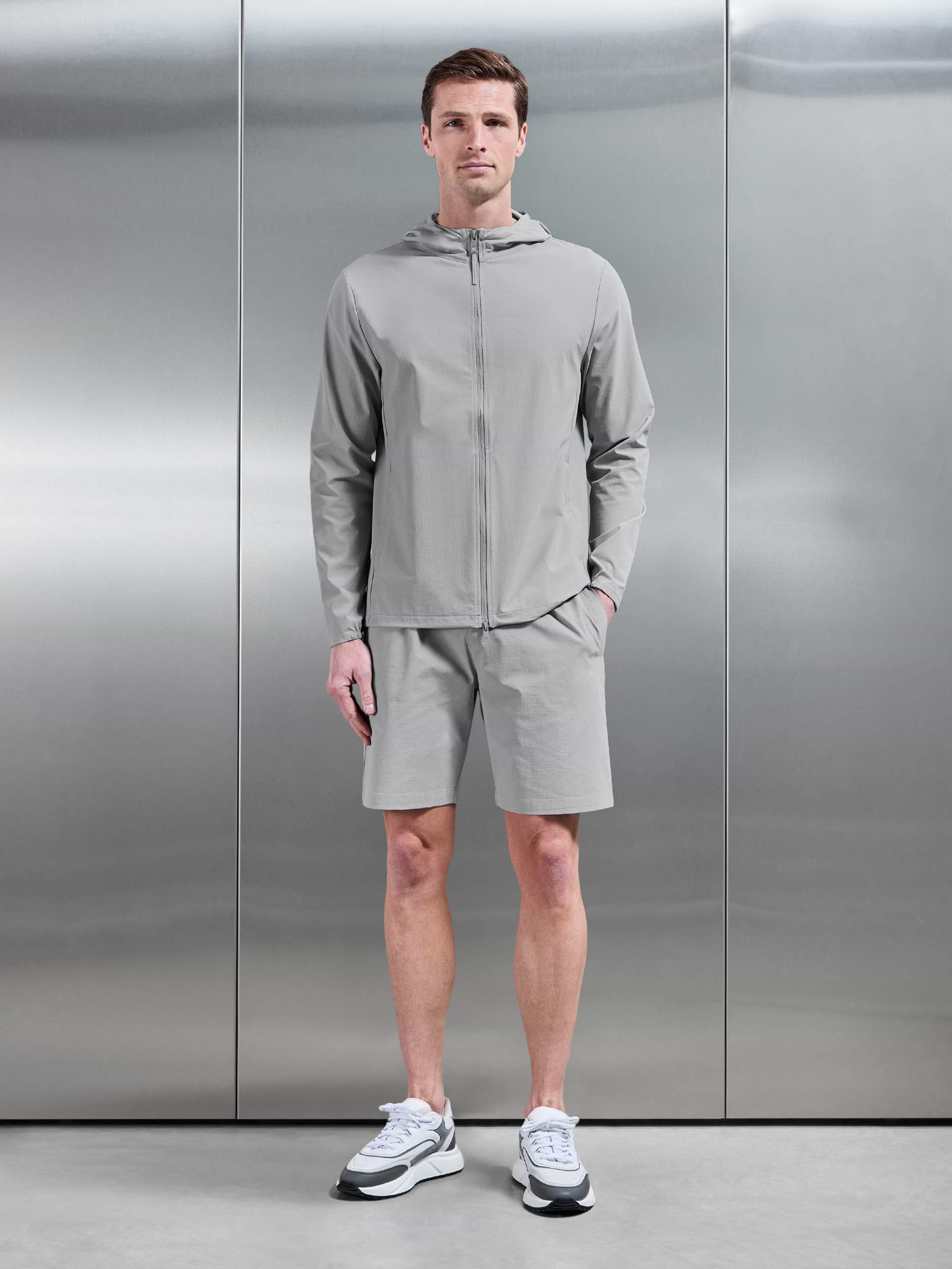 Mens Active Technical Short in Mid Grey