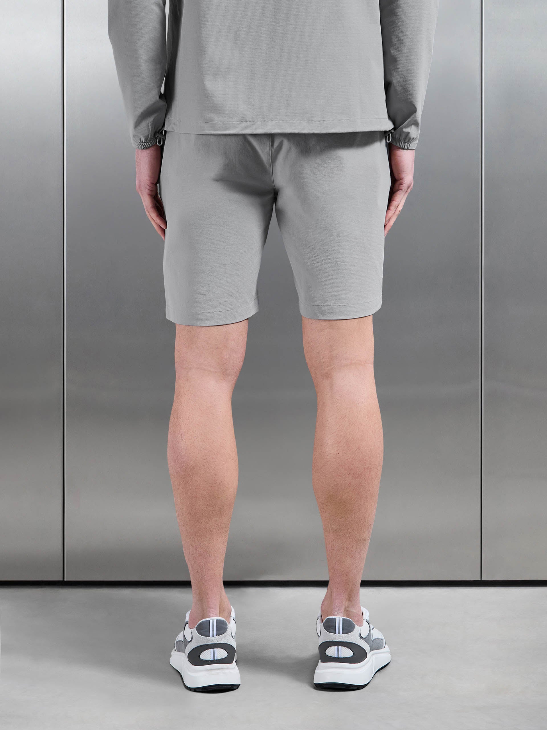 Mens Active Technical Short in Mid Grey