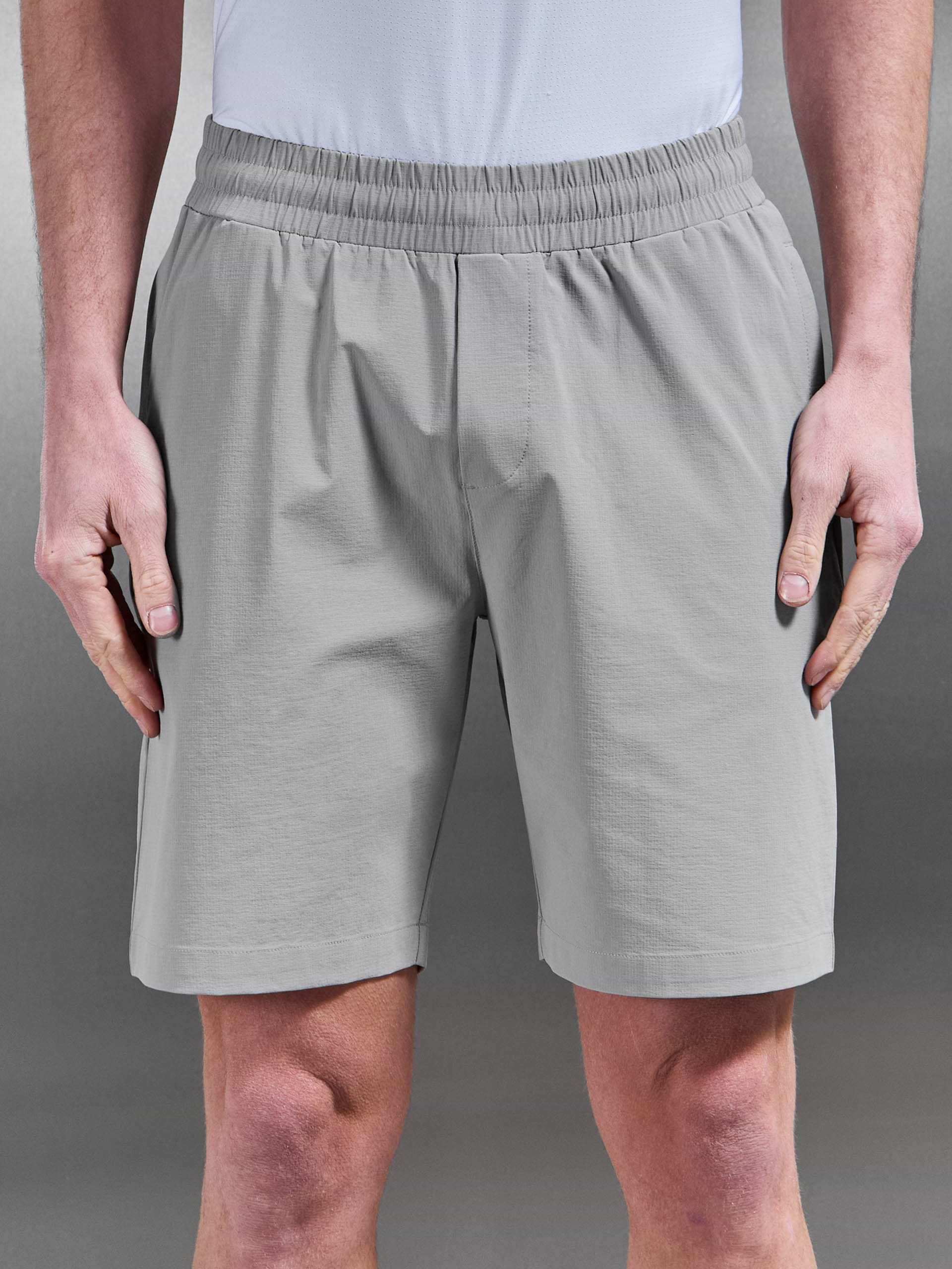 Active Technical Short in Mid Grey