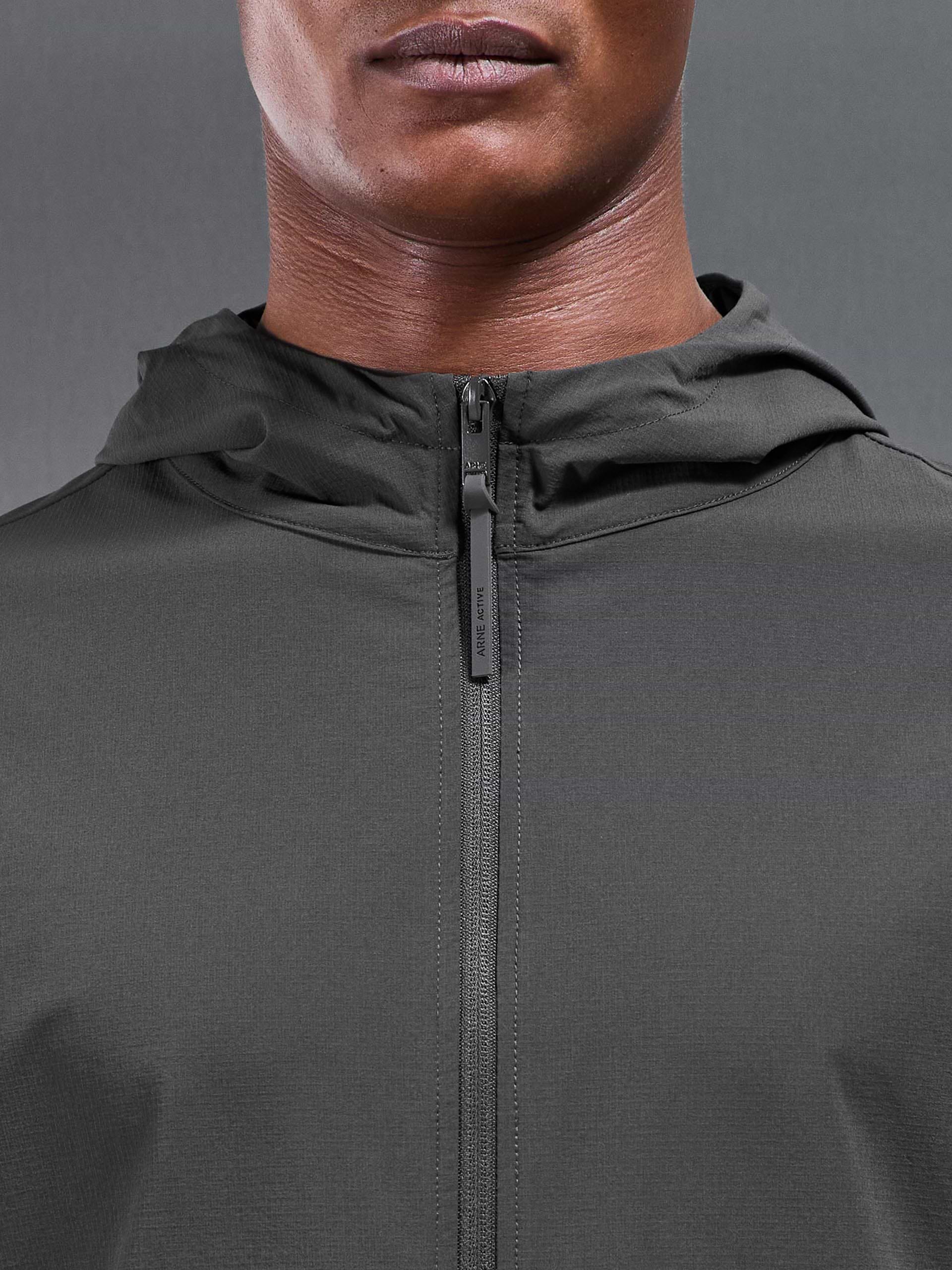 Active Technical Windbreaker in Grey