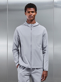 Mens Active Technical Windbreaker in Mid Grey