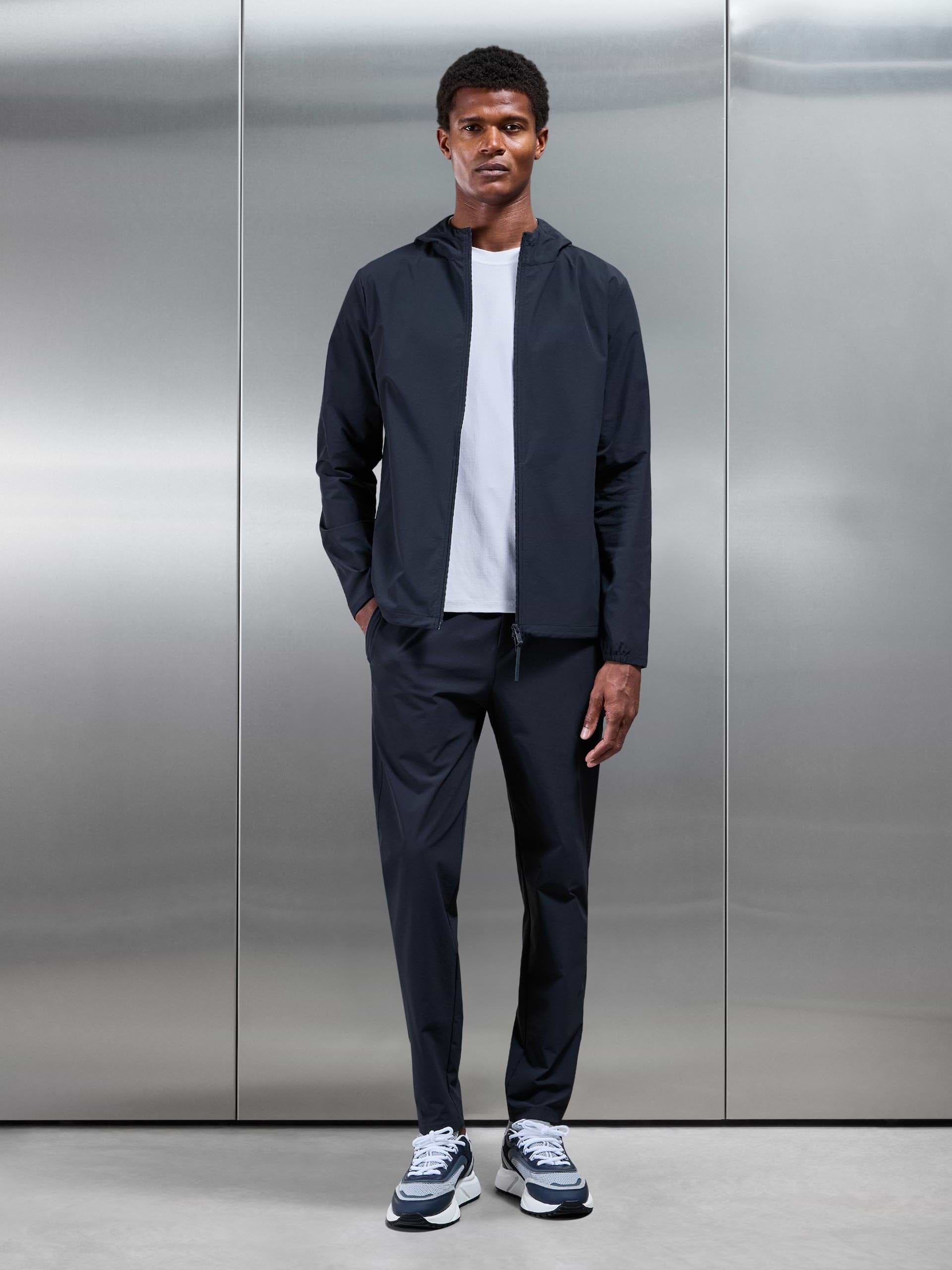 Active Technical Windbreaker in Navy