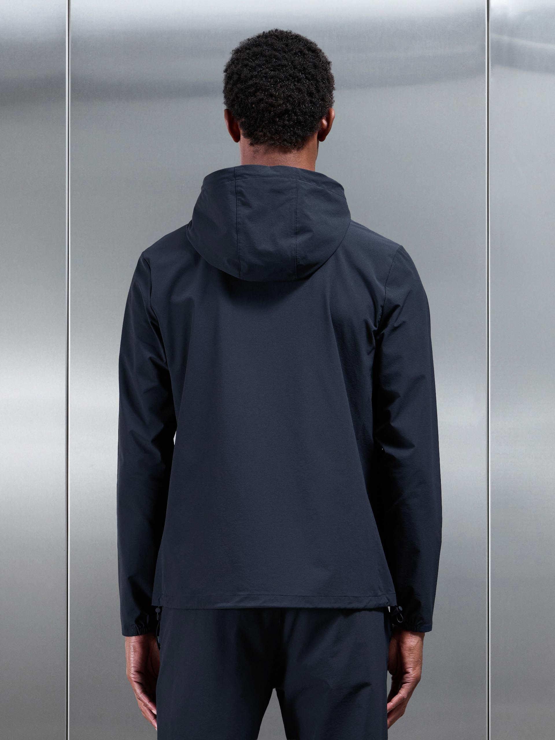 Mens Active Technical Windbreaker in Navy