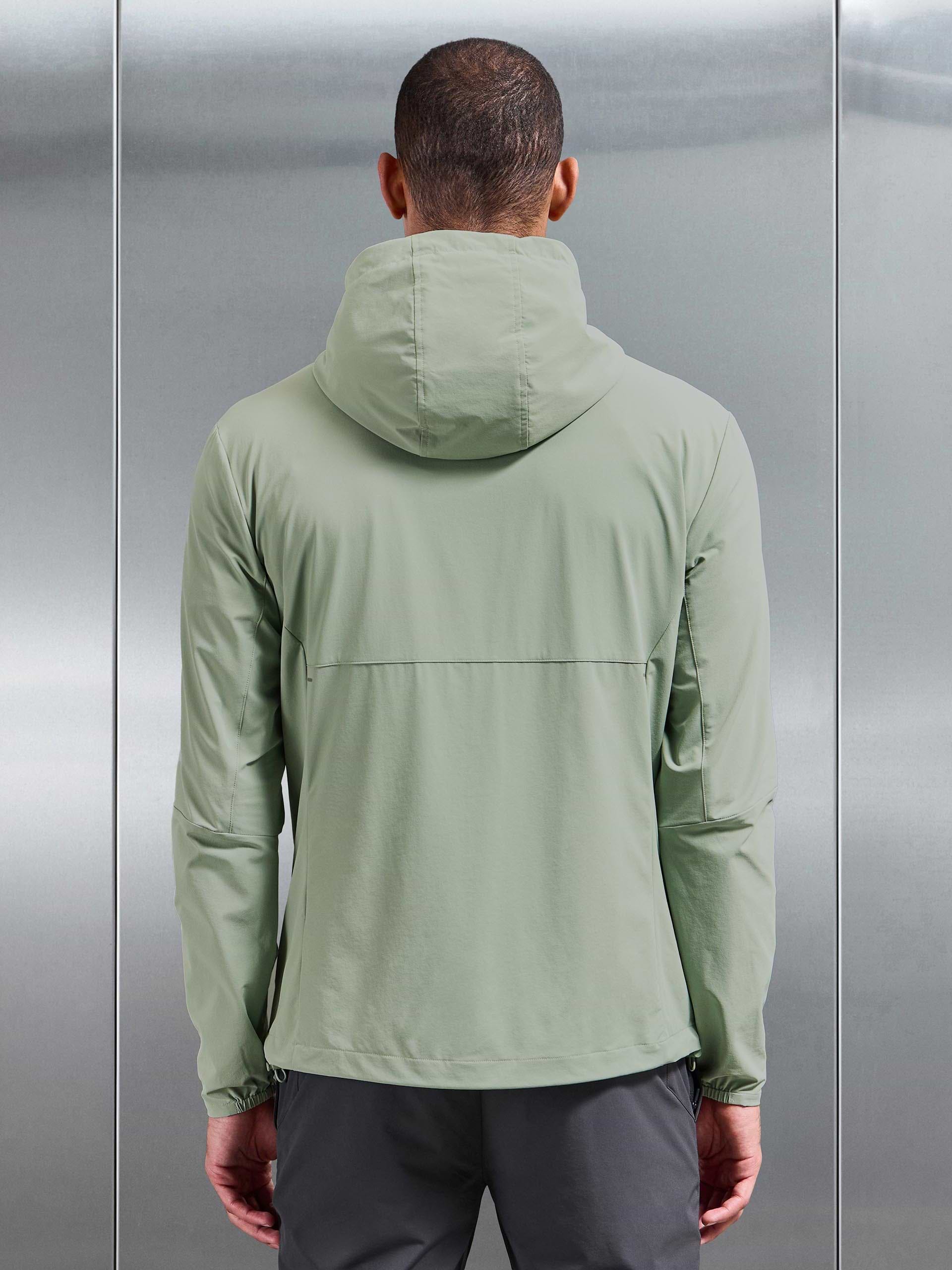 Active Windbreaker in Light Sage
