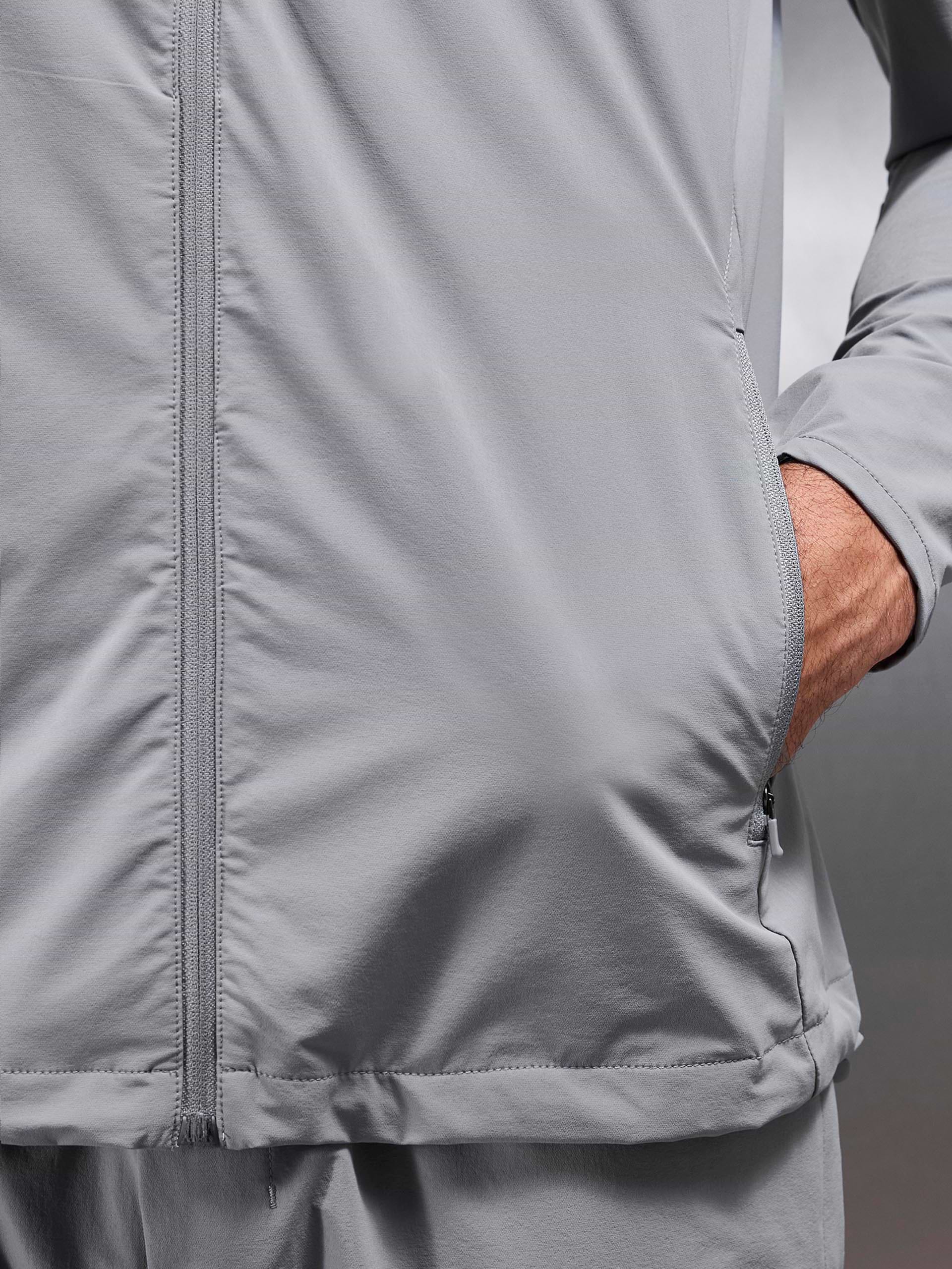 Active Windbreaker in Mid Grey