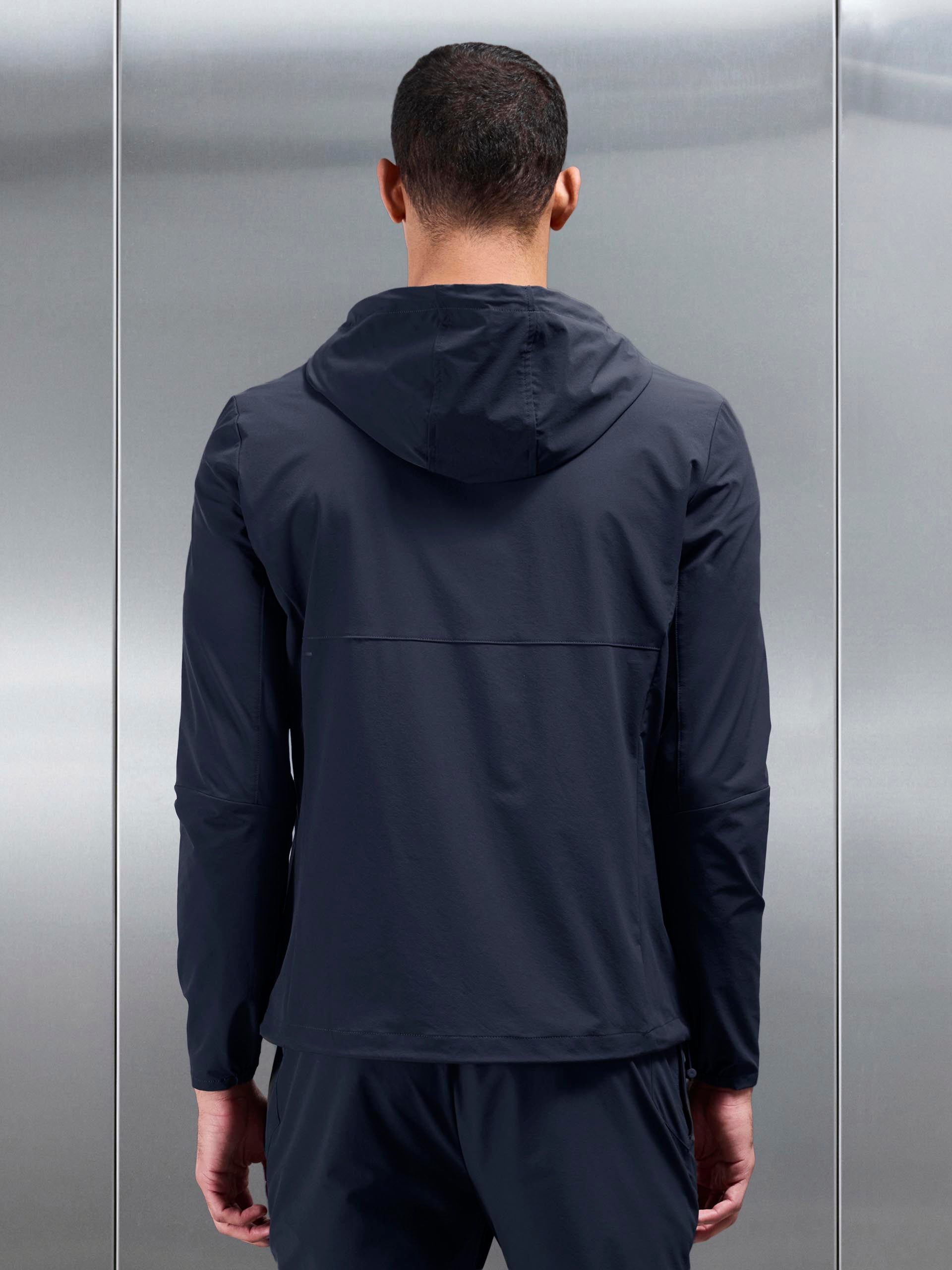 Mens Active Windbreaker in Navy
