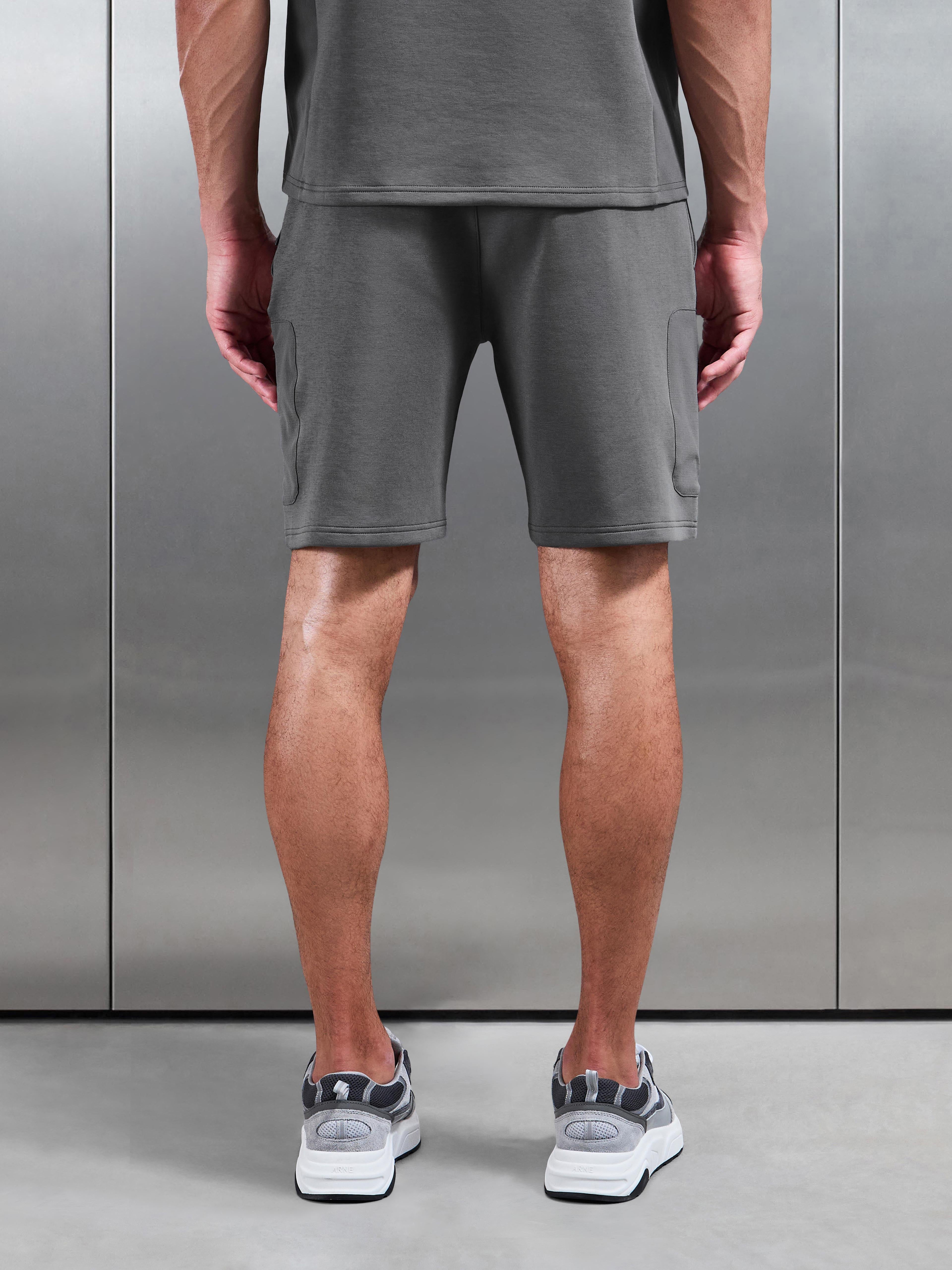 Mens AirTech Hybrid Cargo Short in Grey