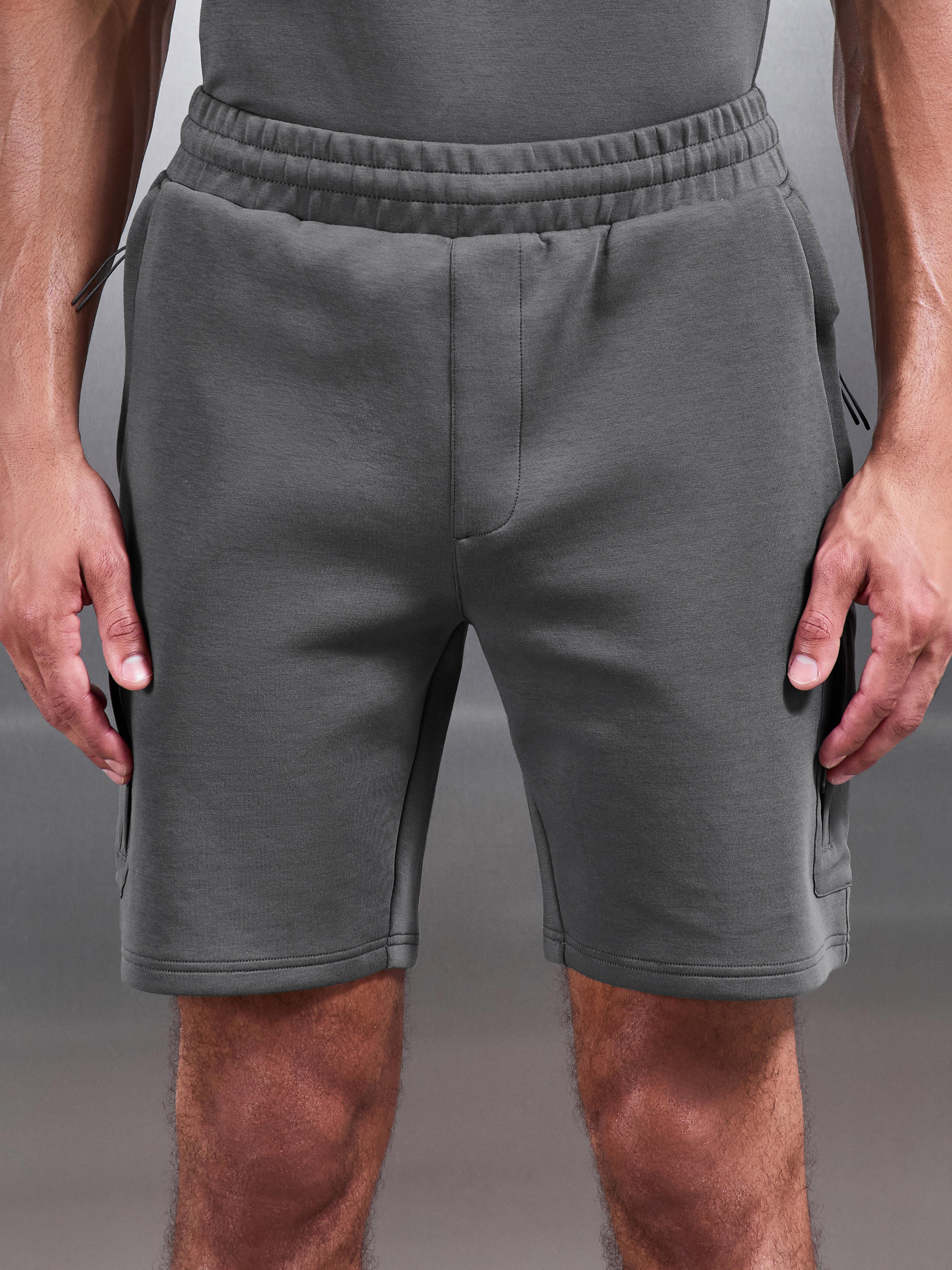 Mens AirTech Hybrid Cargo Short in Grey
