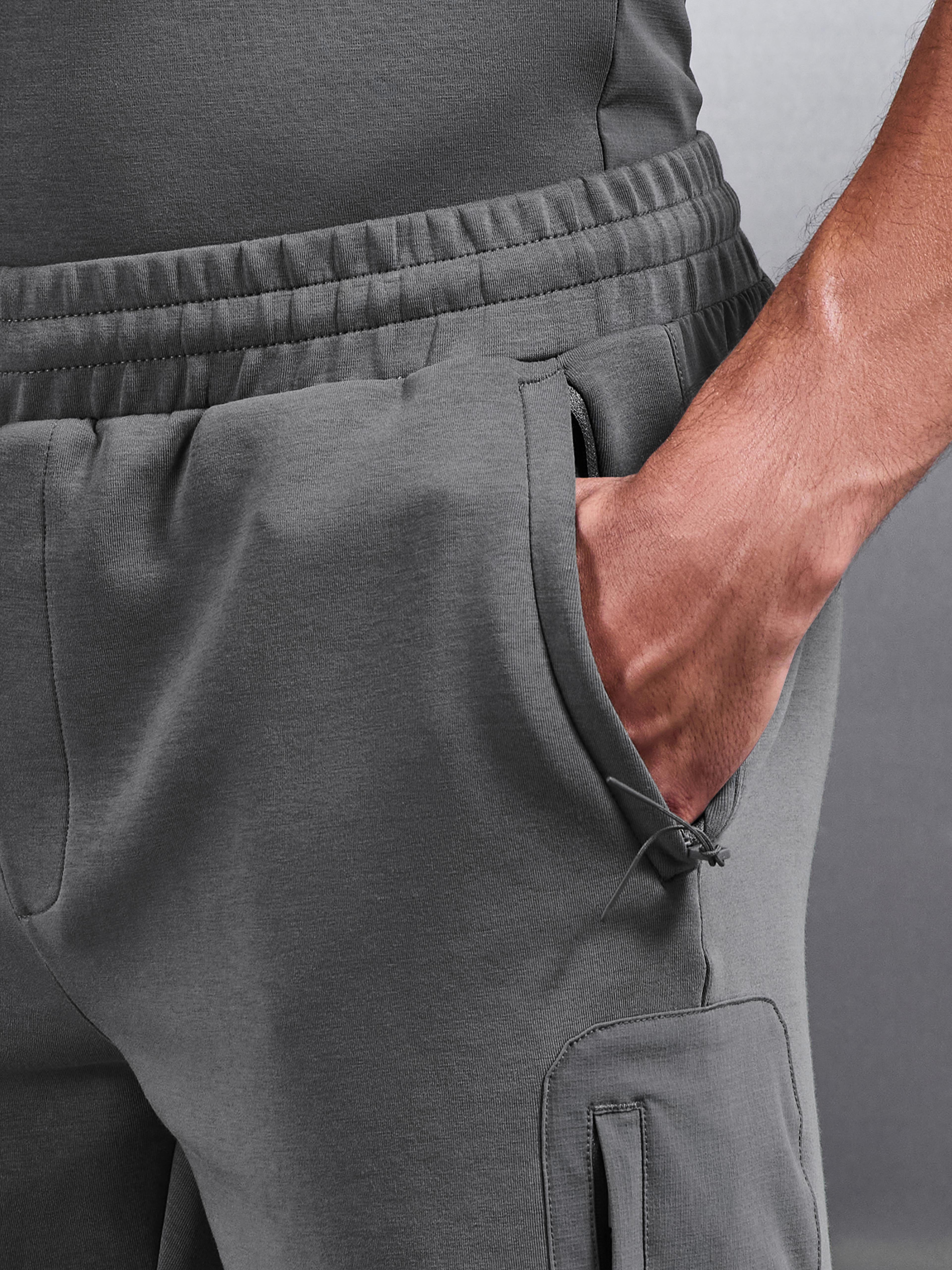 Mens AirTech Hybrid Cargo Short in Grey