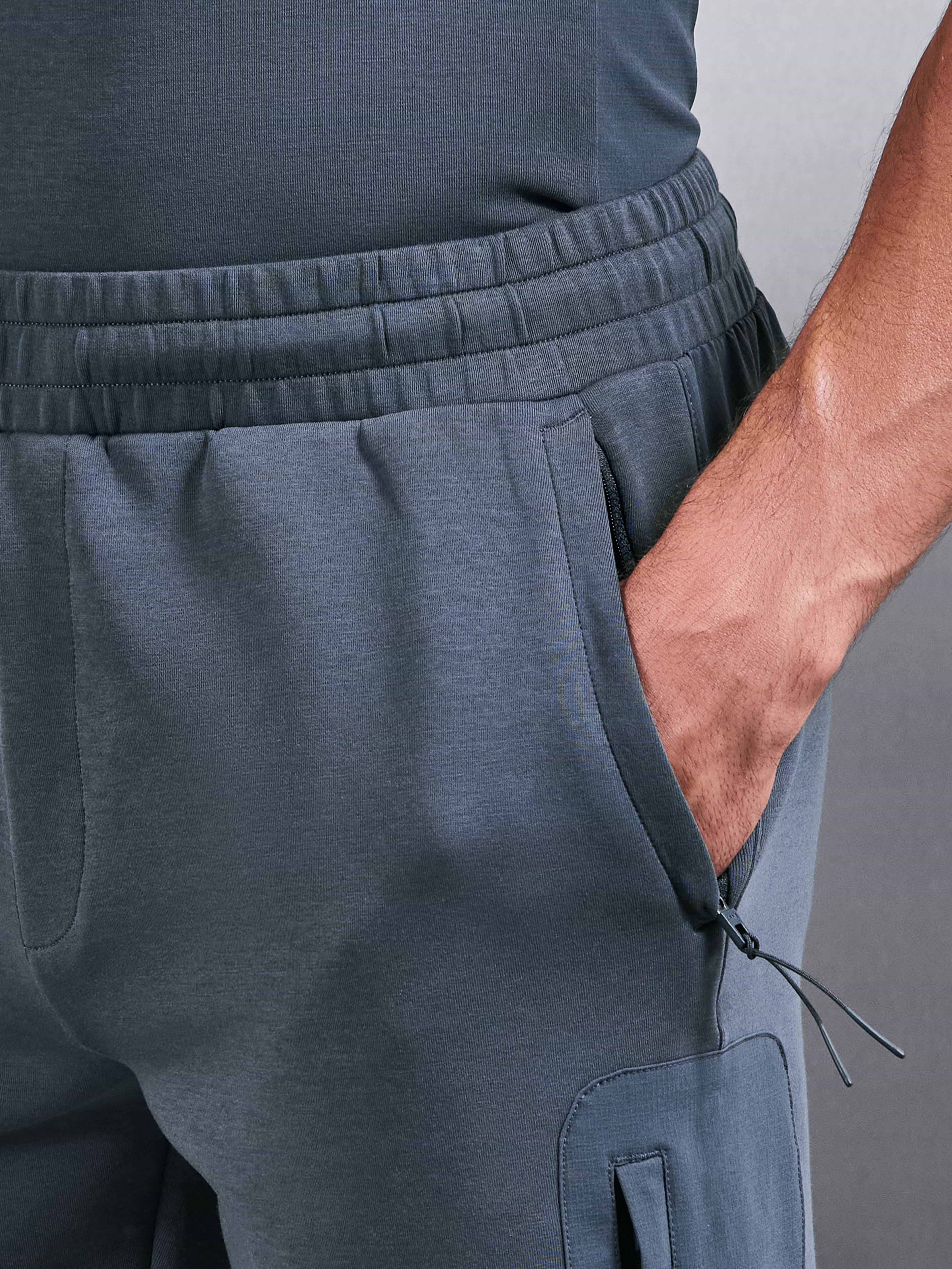 AirTech Hybrid Cargo Short in Slate Blue